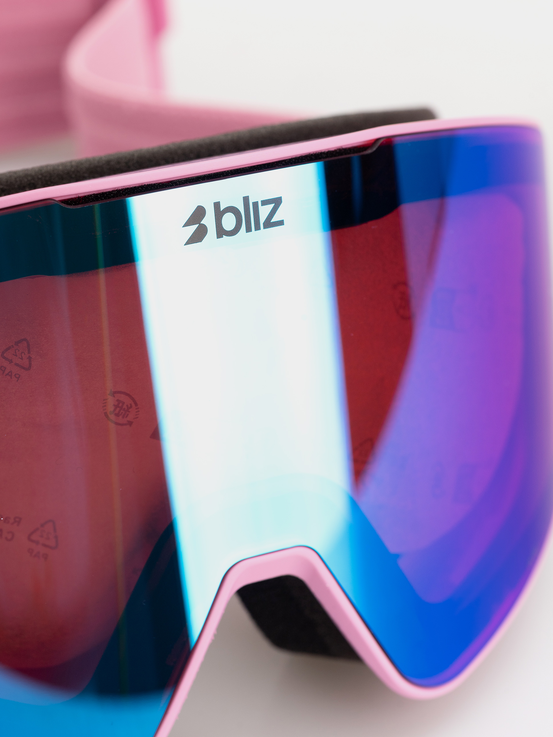 Ochelari pentru snowboard Bliz G001S (matte pink/n o n violet&blue)