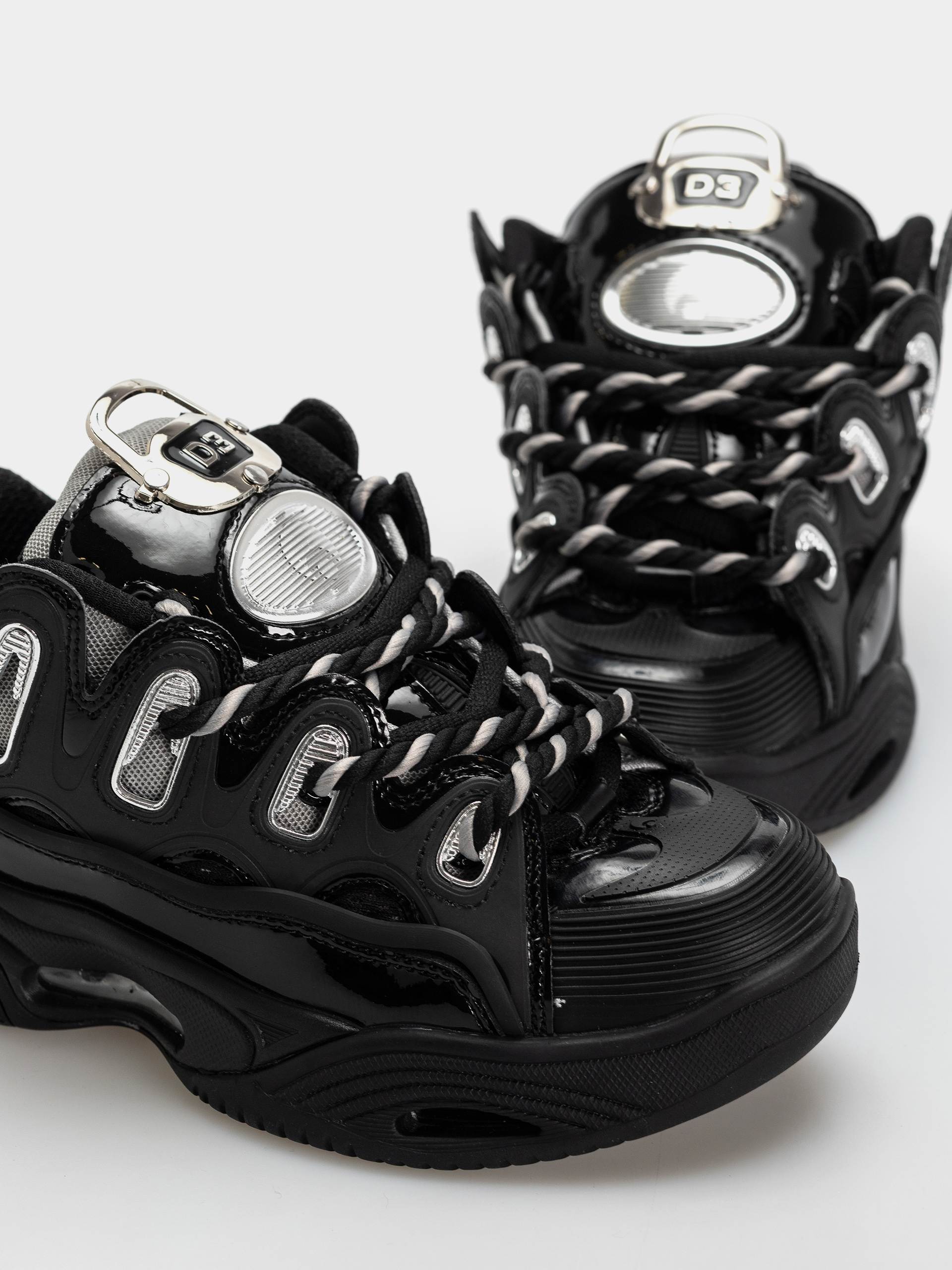 Pantofi Osiris D3 2001 (25 years/black/silver)