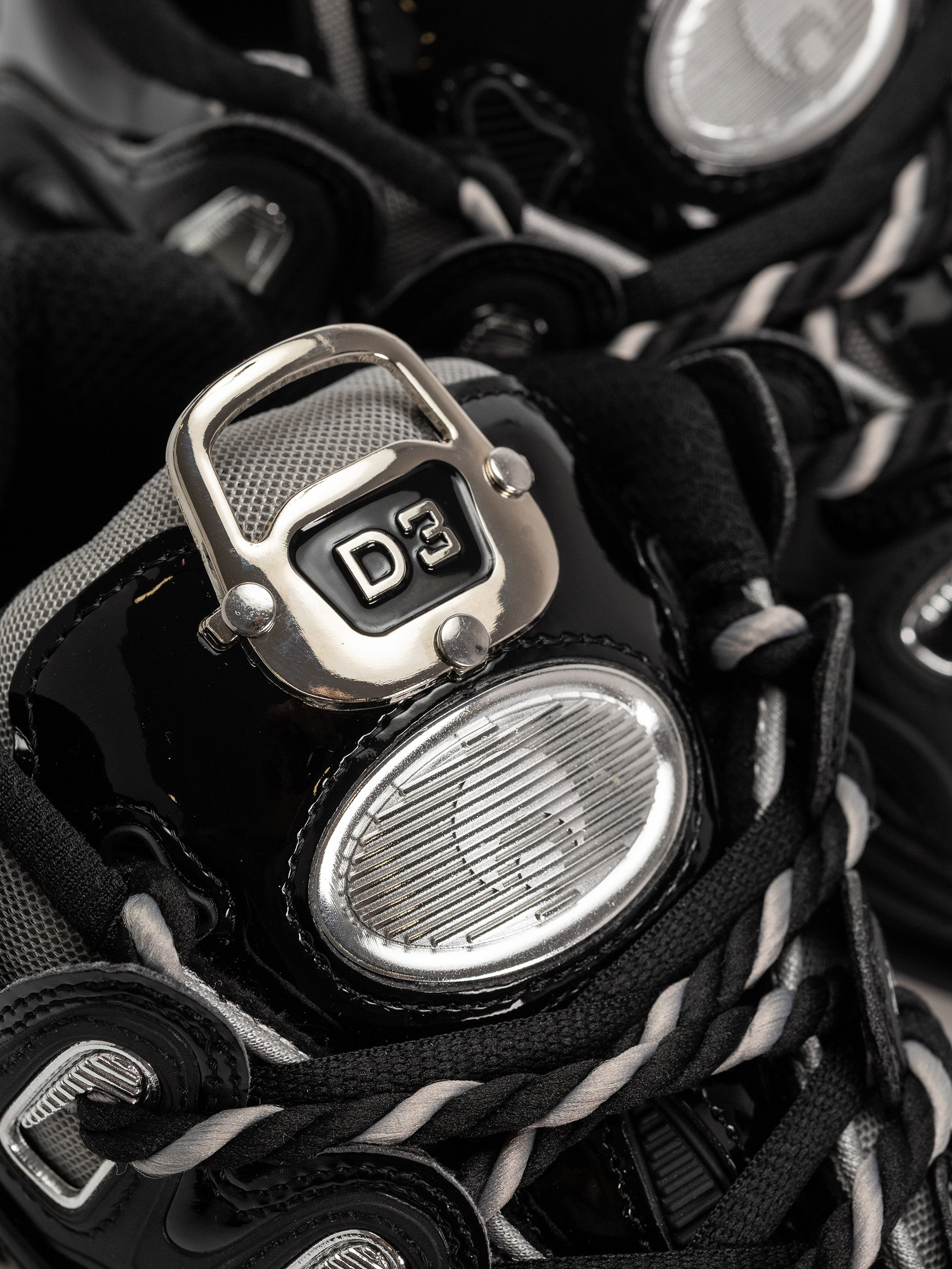 Pantofi Osiris D3 2001 (25 years/black/silver)