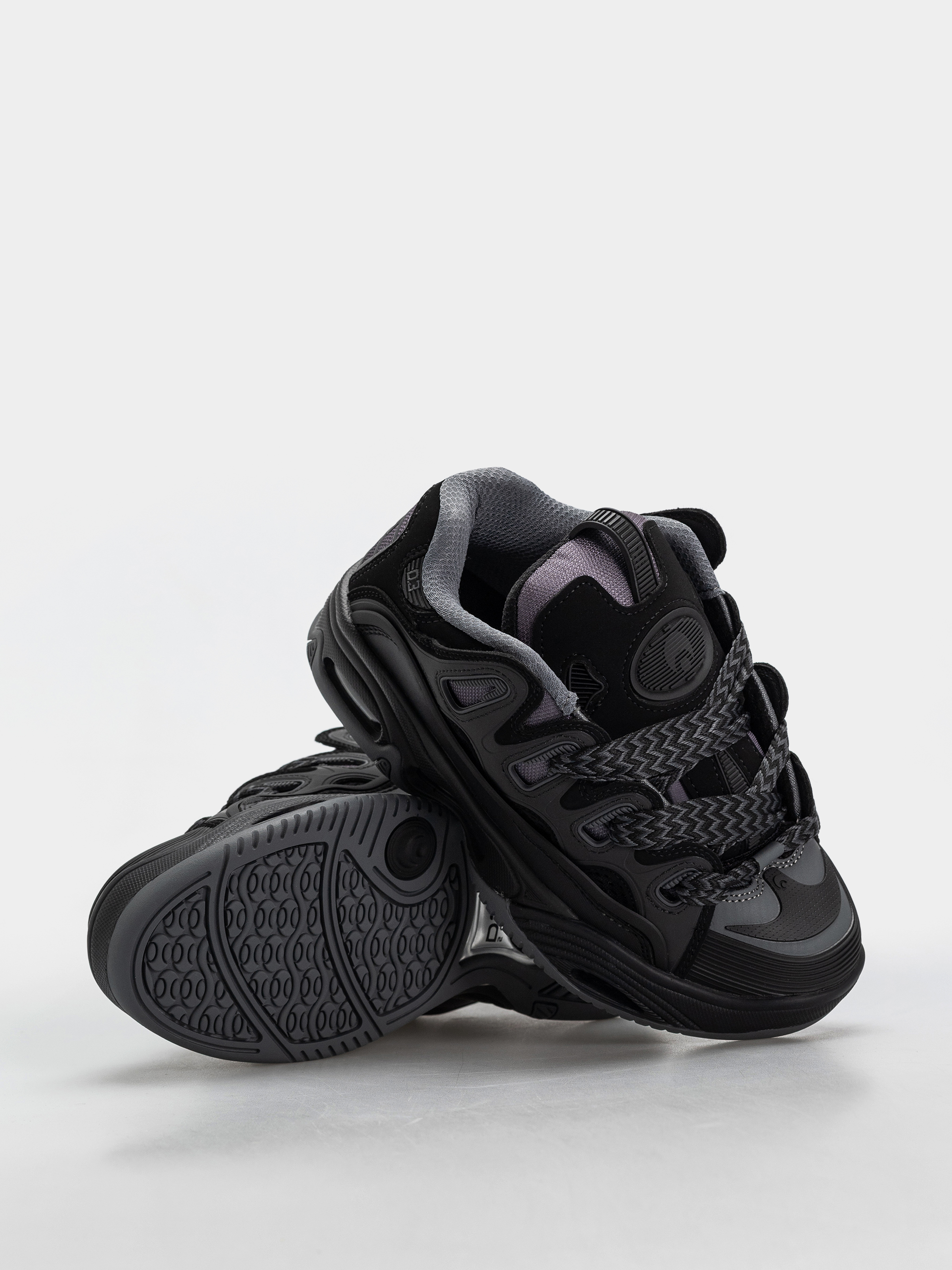 Pantofi Osiris D3 2001 (black/charcoal/zigzag)