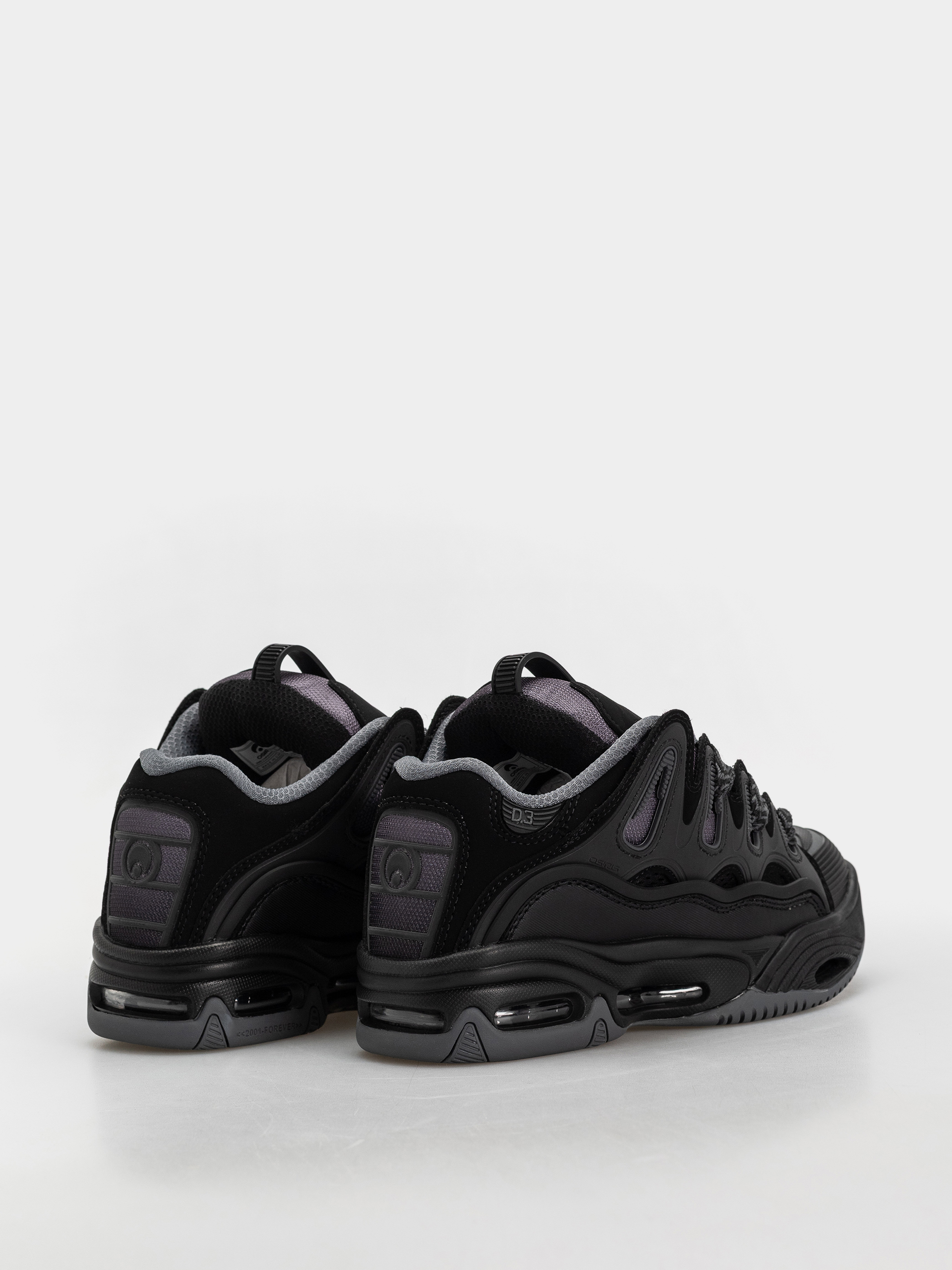 Pantofi Osiris D3 2001 (black/charcoal/zigzag)