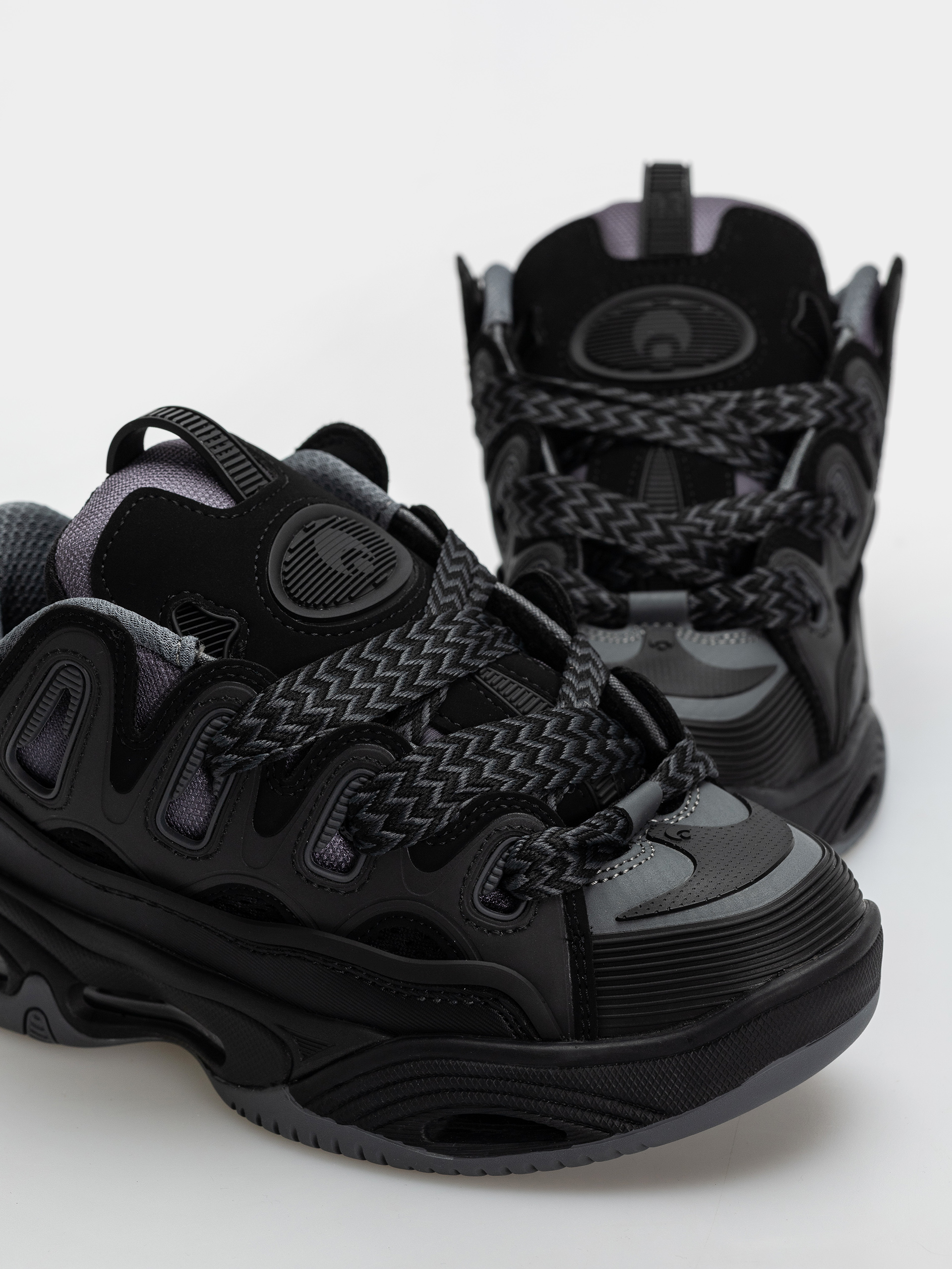 Pantofi Osiris D3 2001 (black/charcoal/zigzag)