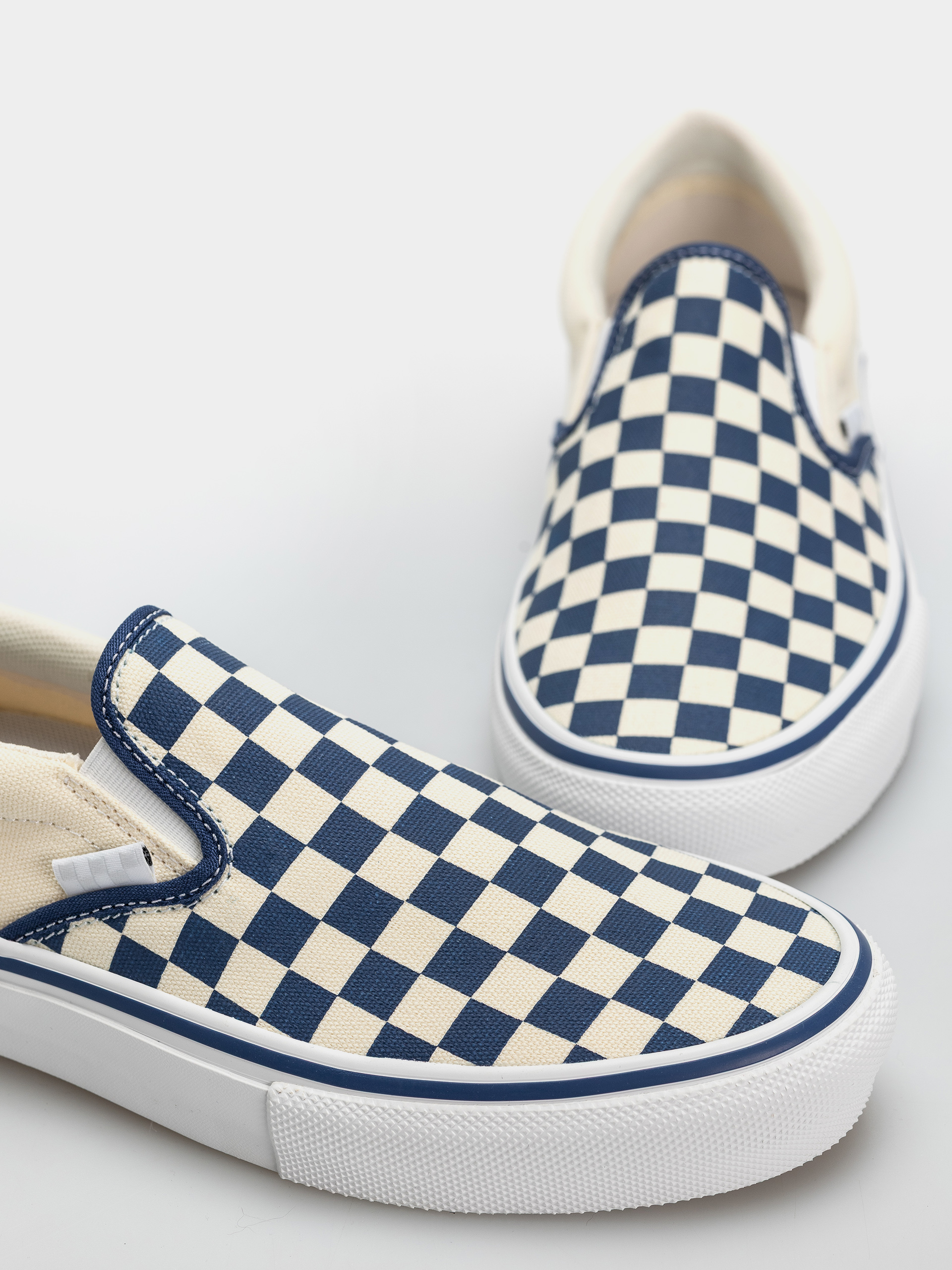 Pantofi Vans Skate Slip On (blue checkerboard)