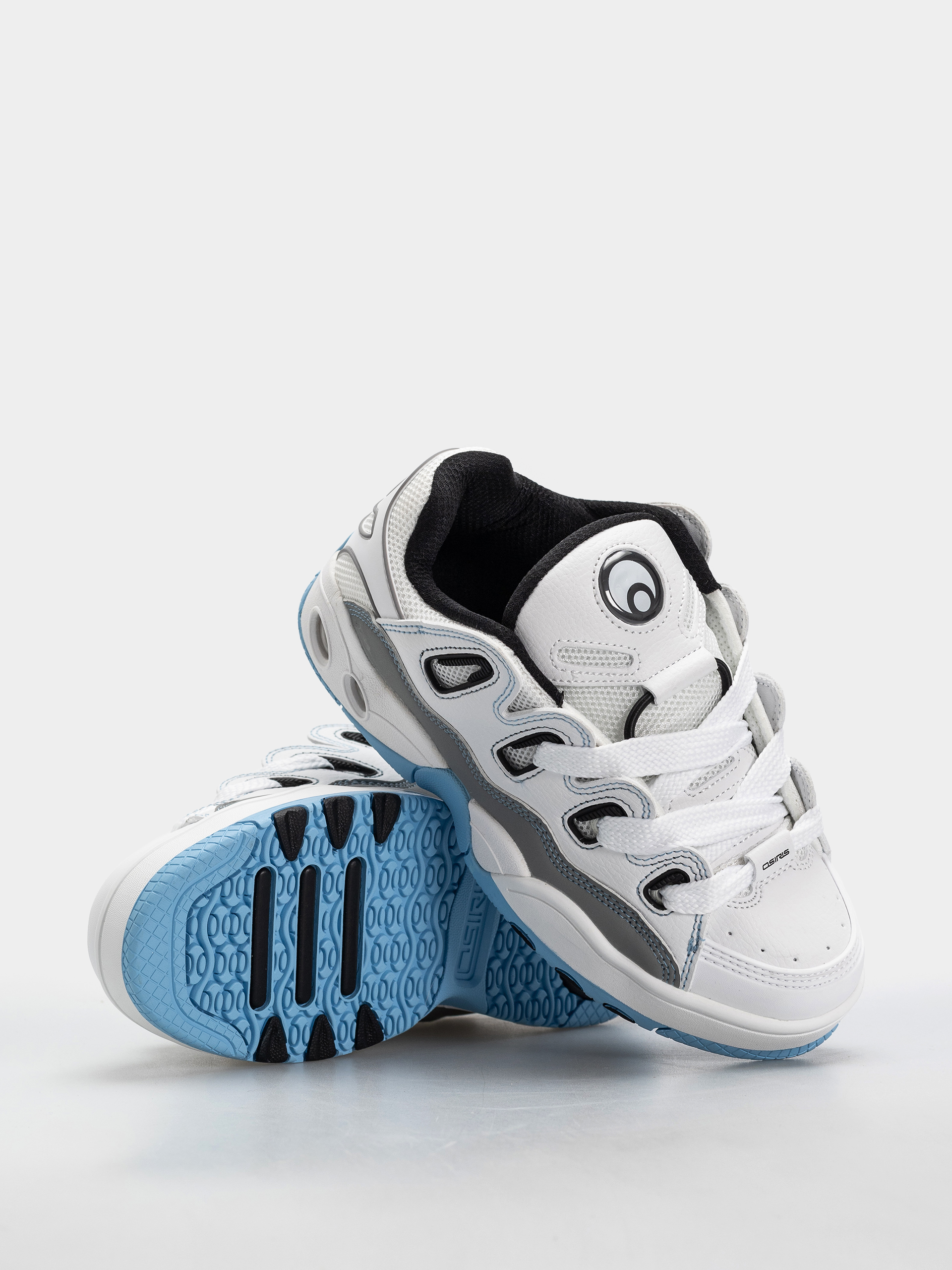 Pantofi Osiris D3 OG (white/grey/baby blue)