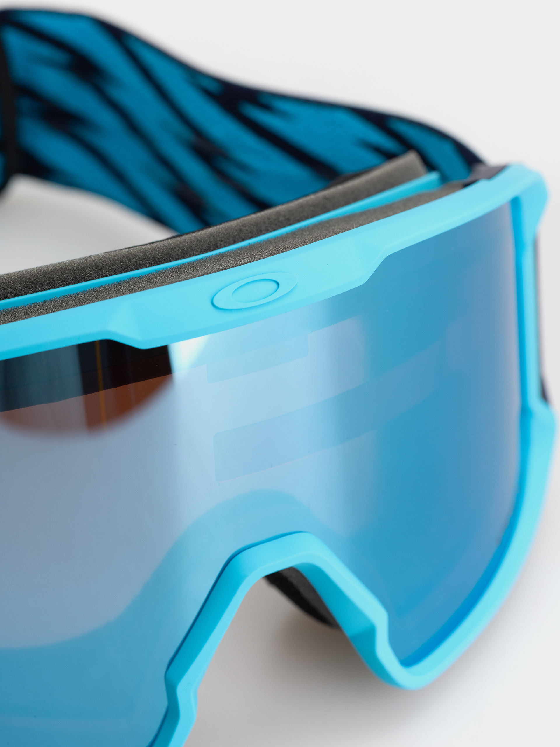 Ochelari pentru snowboard Oakley Line Miner L (flo blue/prizm snow sapphire iridium)