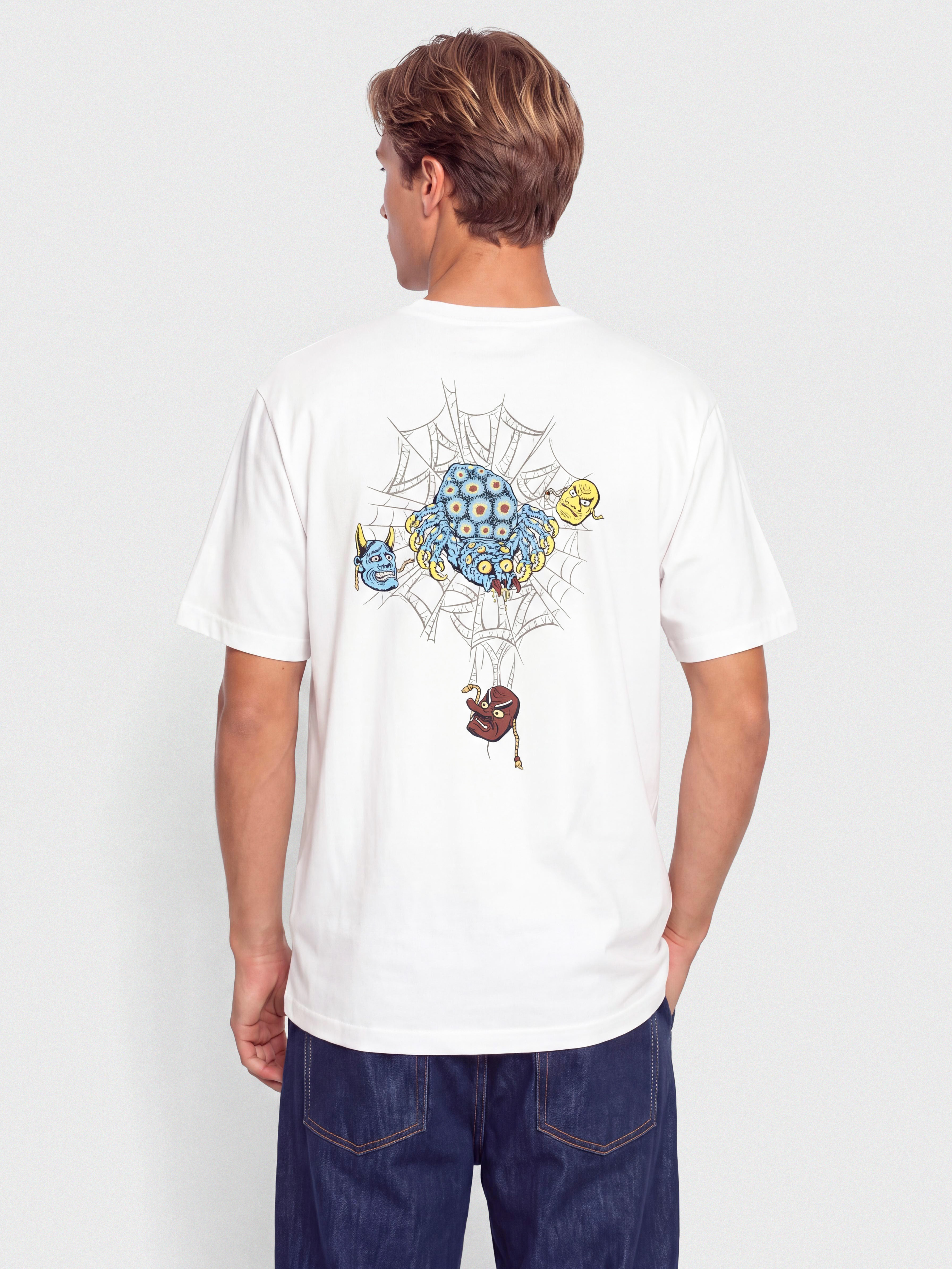 Tricou Santa Cruz Dressen Spider (white)