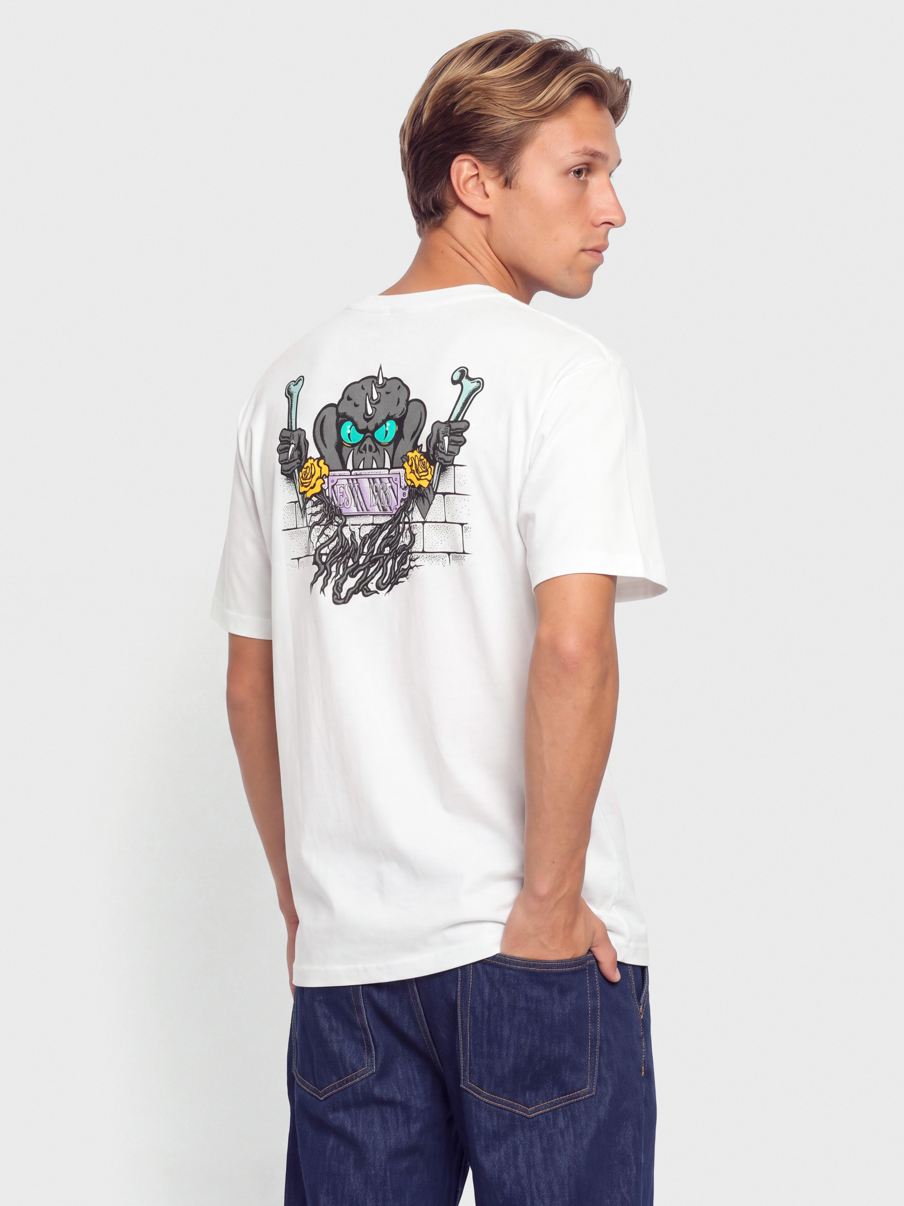 Tricou Santa Cruz Rankine Monster (white)