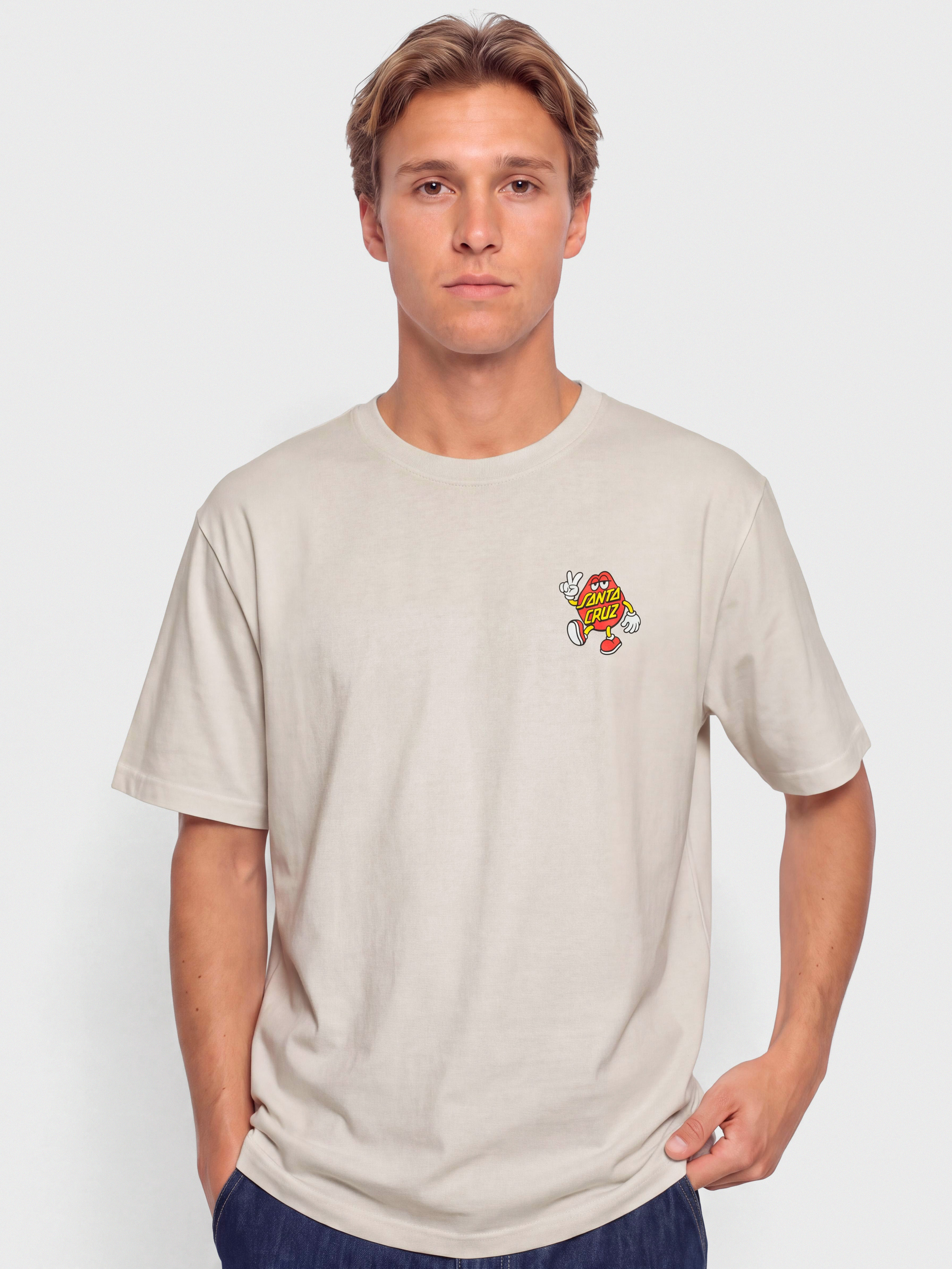 Tricou Santa Cruz Dot Dudes (warm grey)
