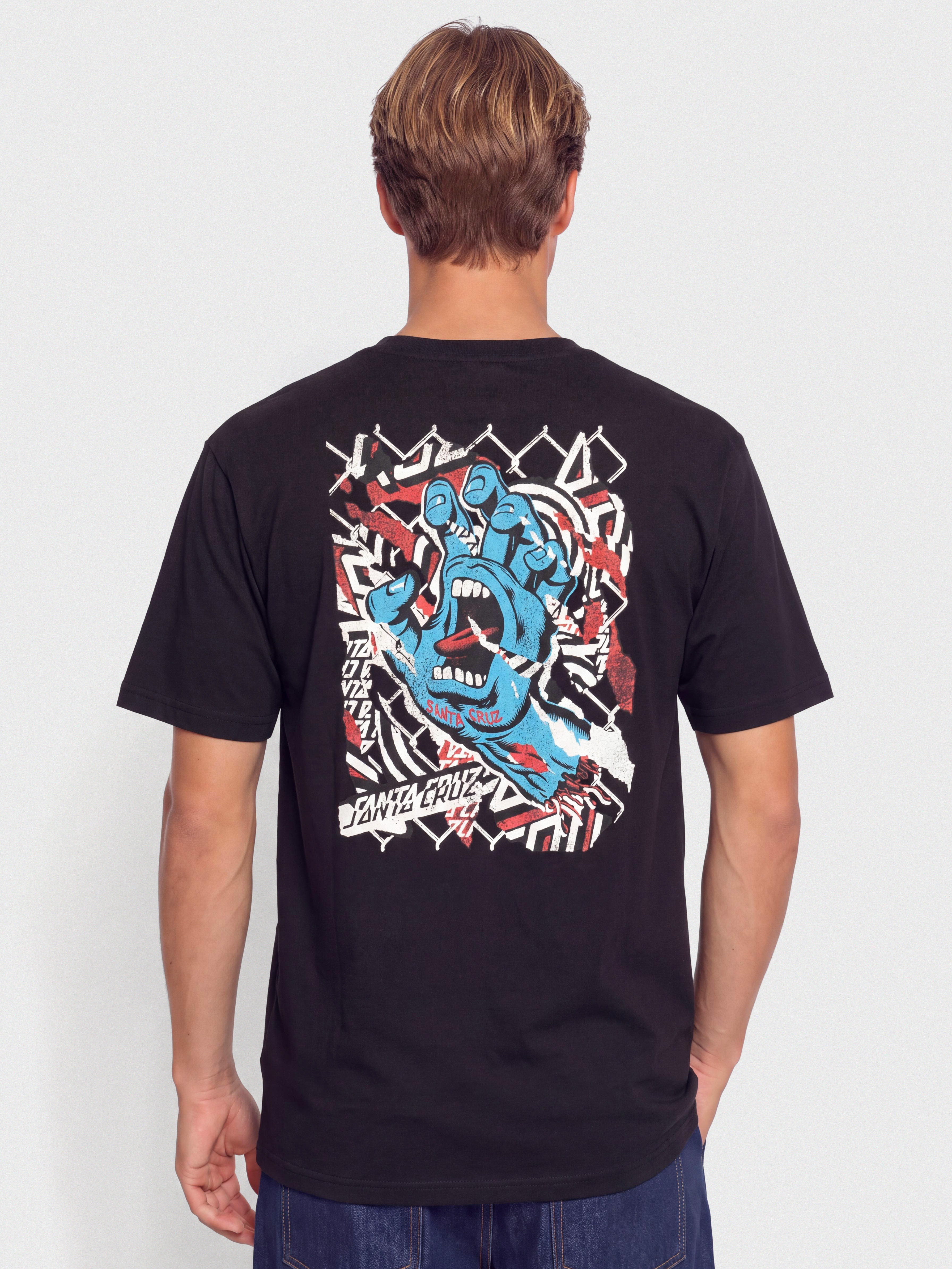 Tricou Santa Cruz Damaged Hand (black)