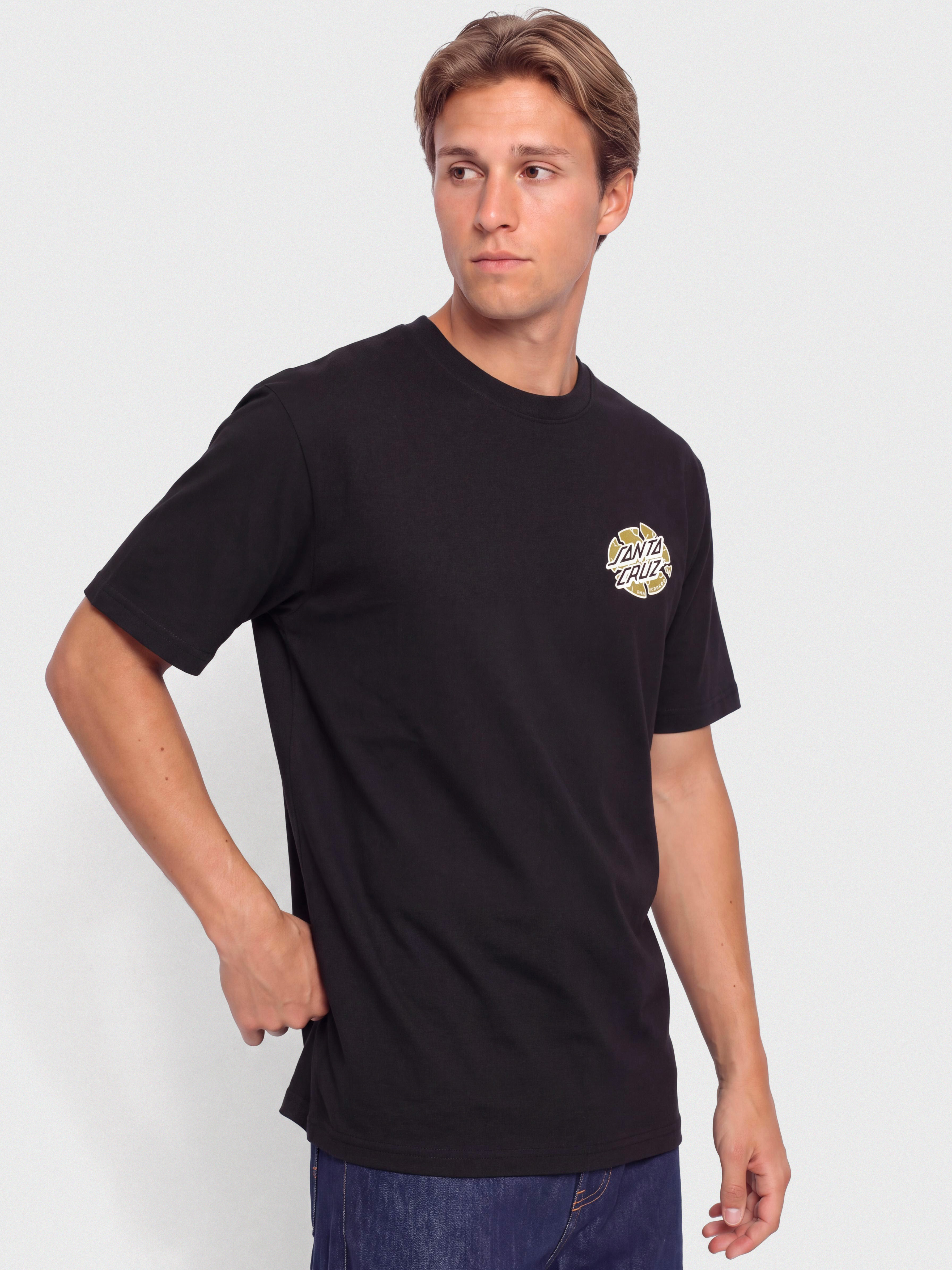 Tricou Santa Cruz Grabke Exploding Dot (black)