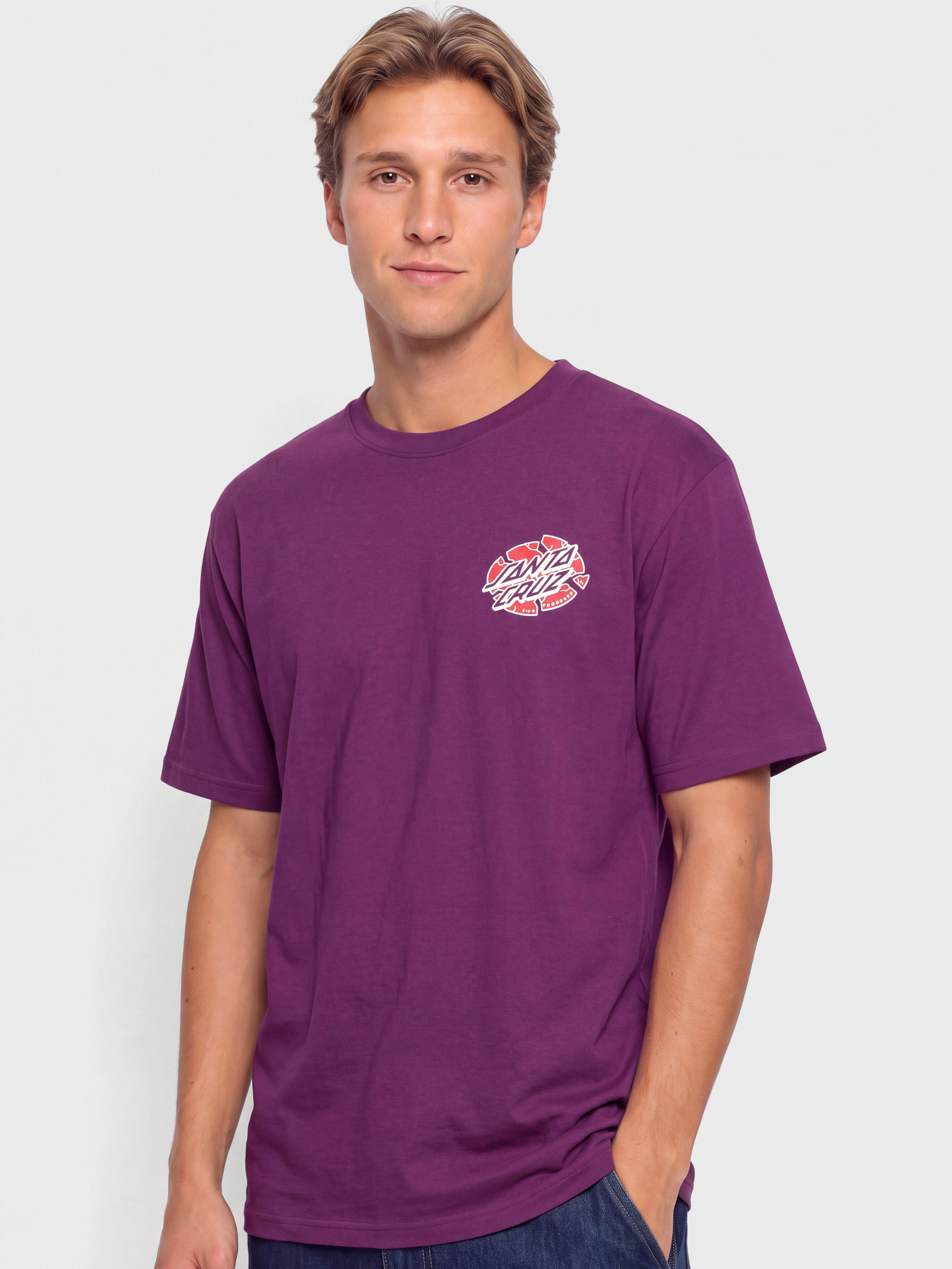 Tricou Santa Cruz Grabke Exploding Dot (fresh purple)