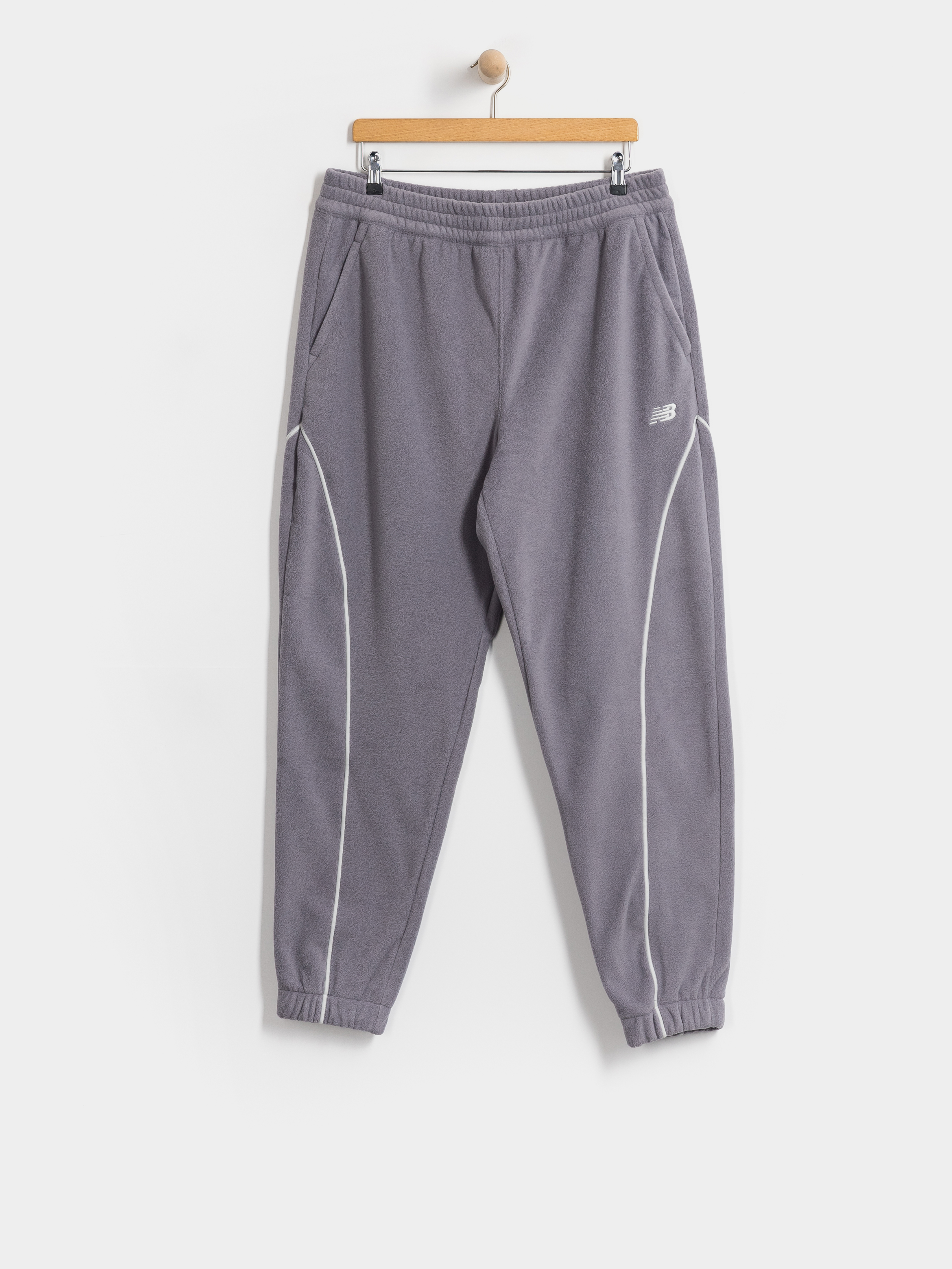 Pantaloni New Balance Trackside Polar Fleece Jogger (off line grey)