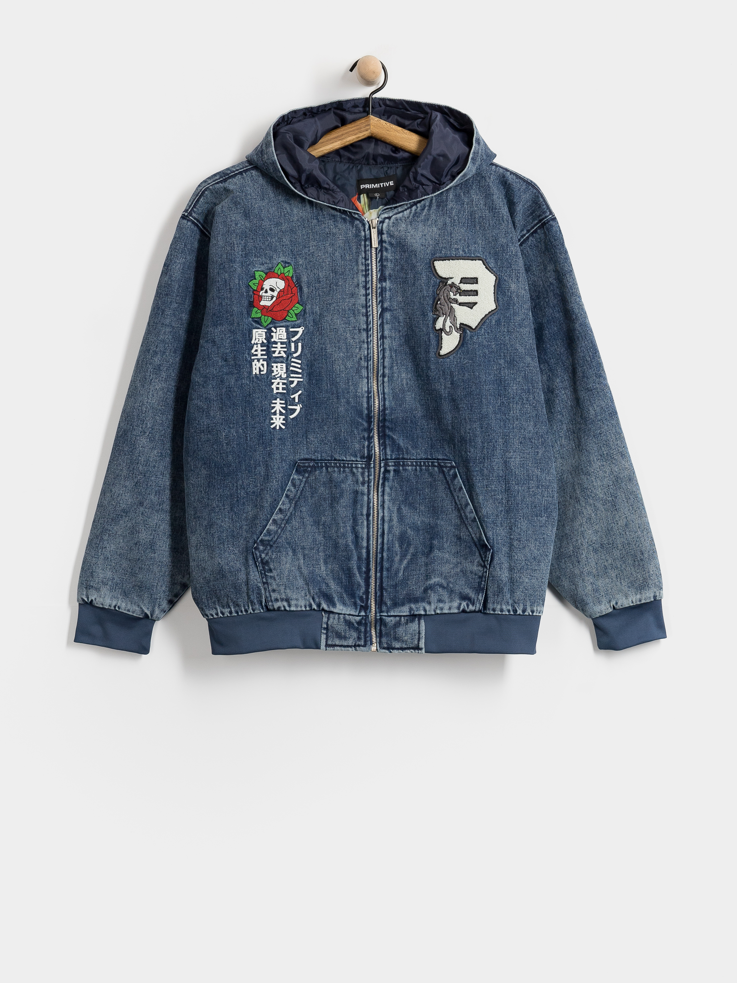Geacă Primitive Outsider Denim (blue)