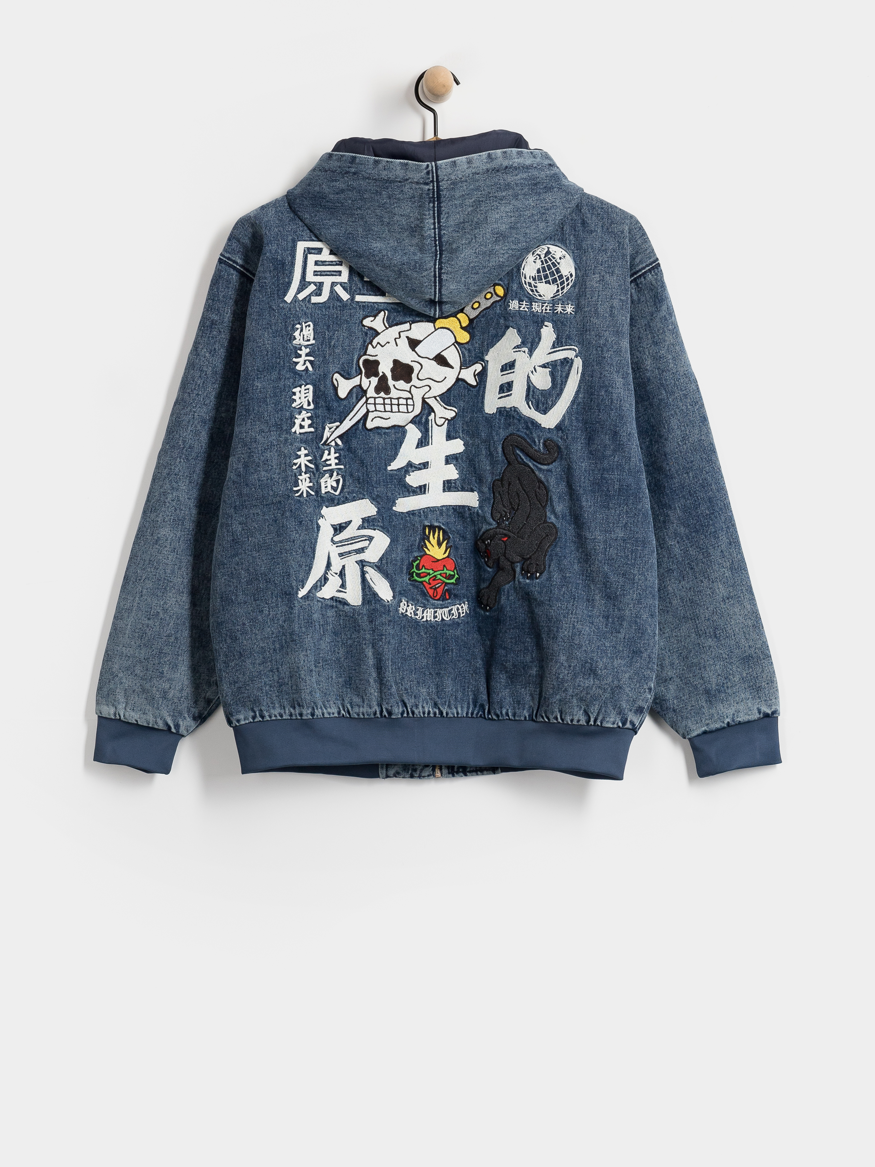 Geacă Primitive Outsider Denim (blue)