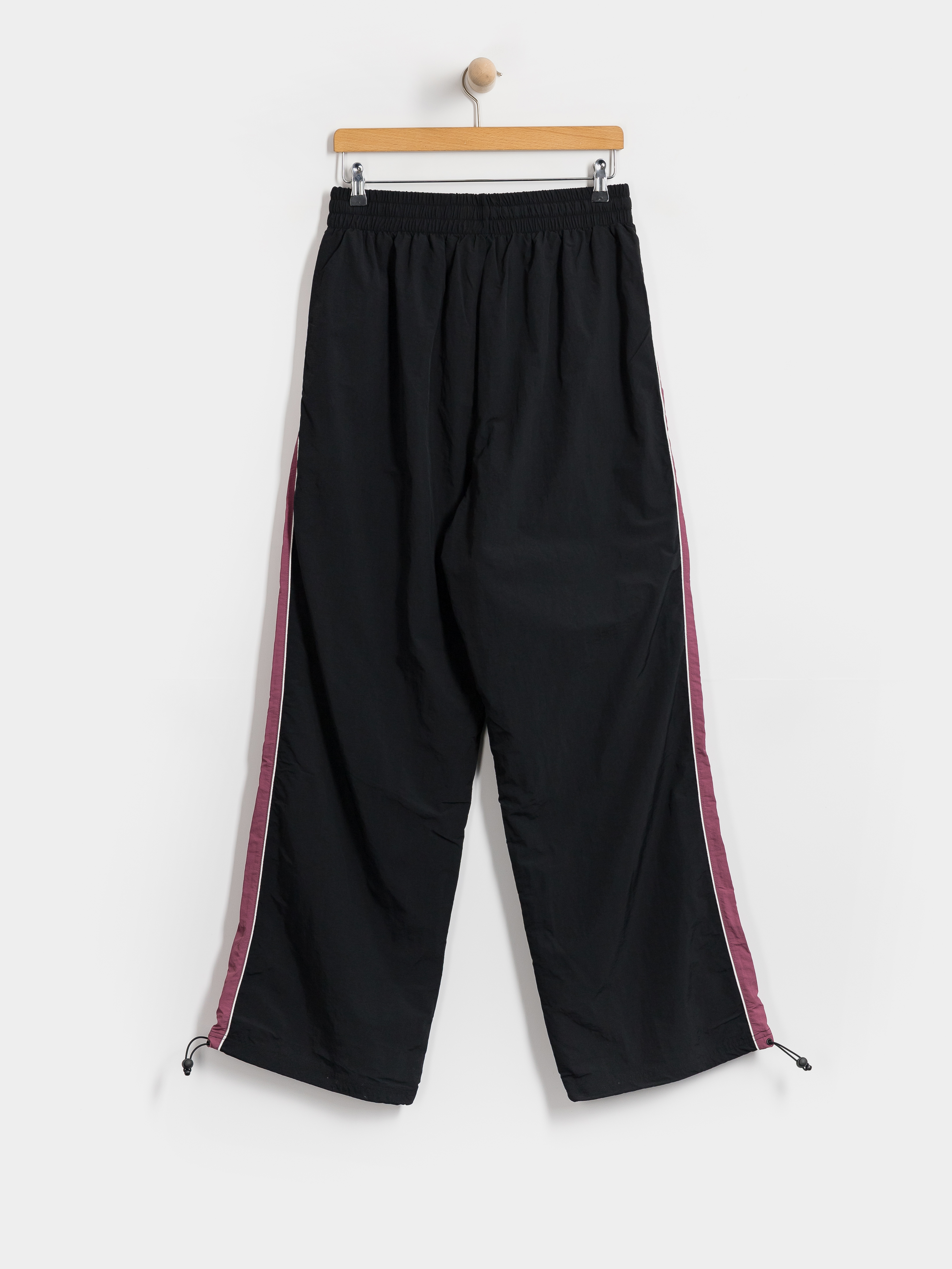 Pantaloni Karl Kani Signature Sidestripe Baggy Track (black/berry)