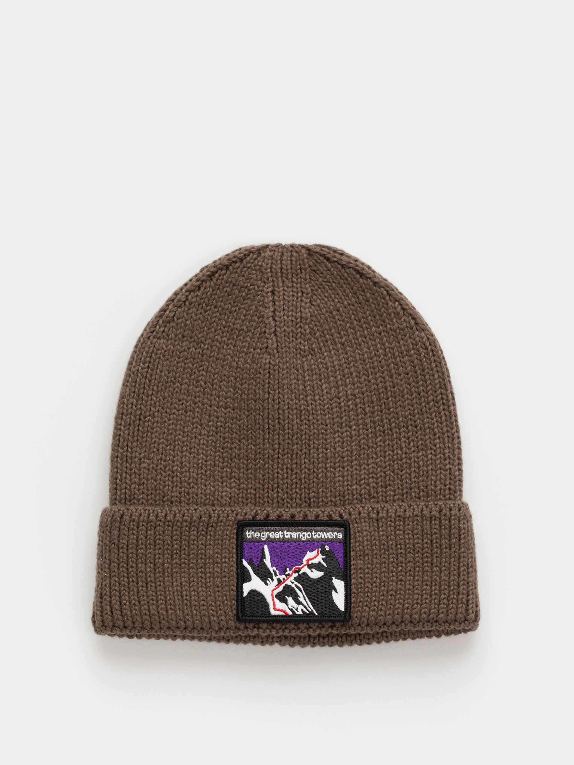 Căciulă The North Face Tnf Logo Box Cuffed (smokey brown/expedition)