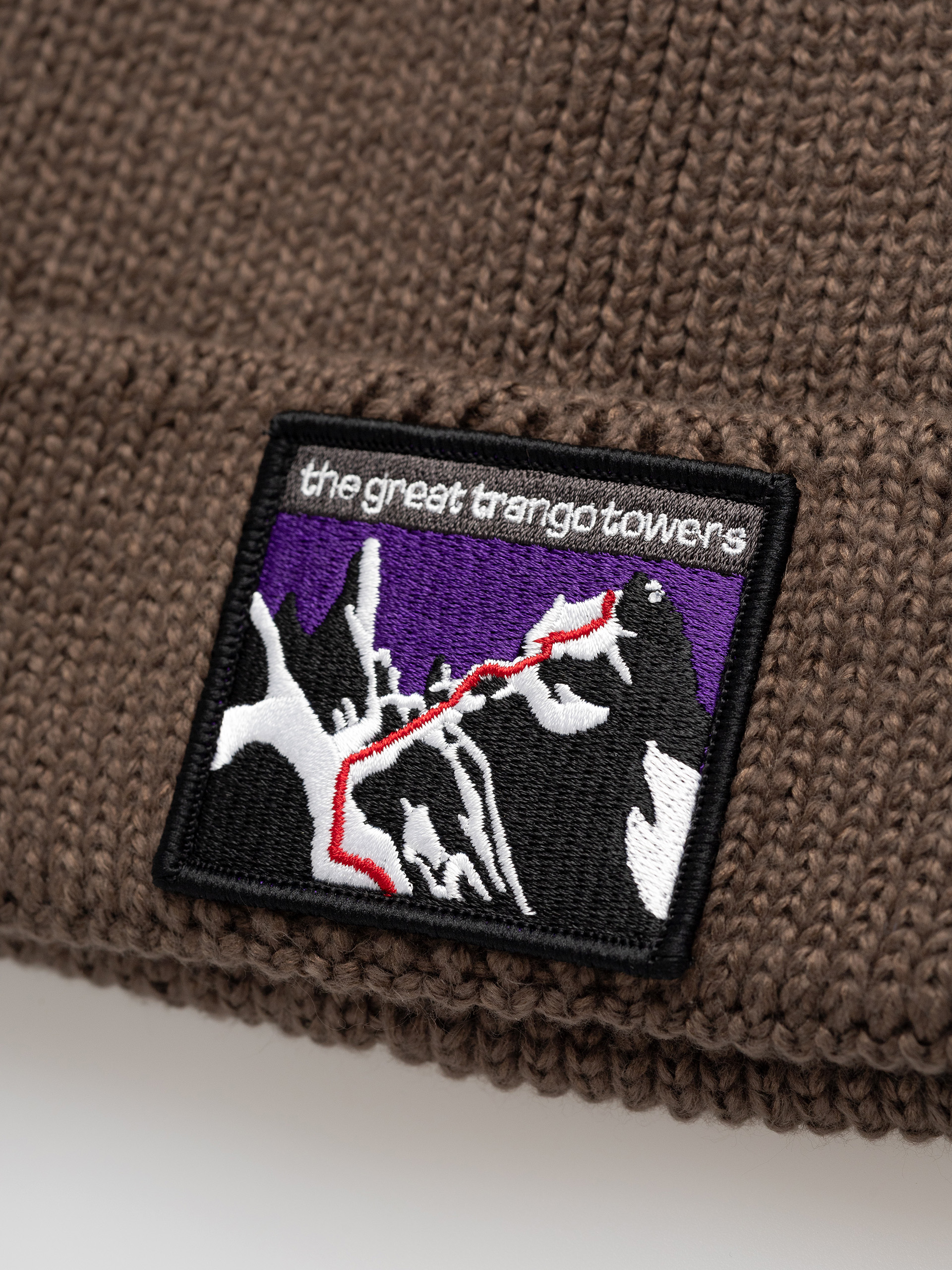 Căciulă The North Face Tnf Logo Box Cuffed (smokey brown/expedition)