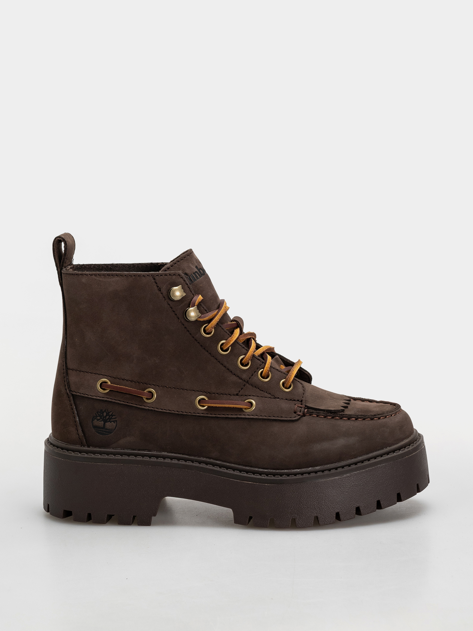 Pantofi de iarnă Timberland Stone Street Mid Wmn (dark brown nubuck)