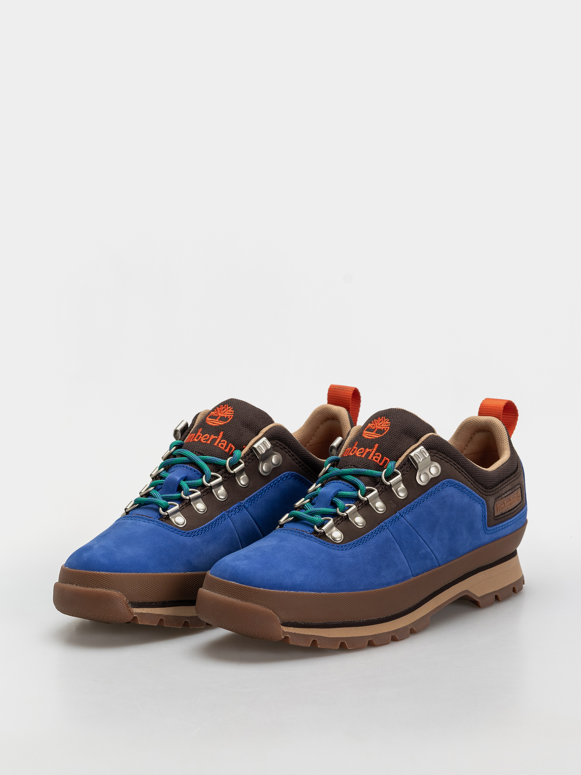 Pantofi de iarnă Timberland Euro Hiker Low Lace (bright blue nubuck)