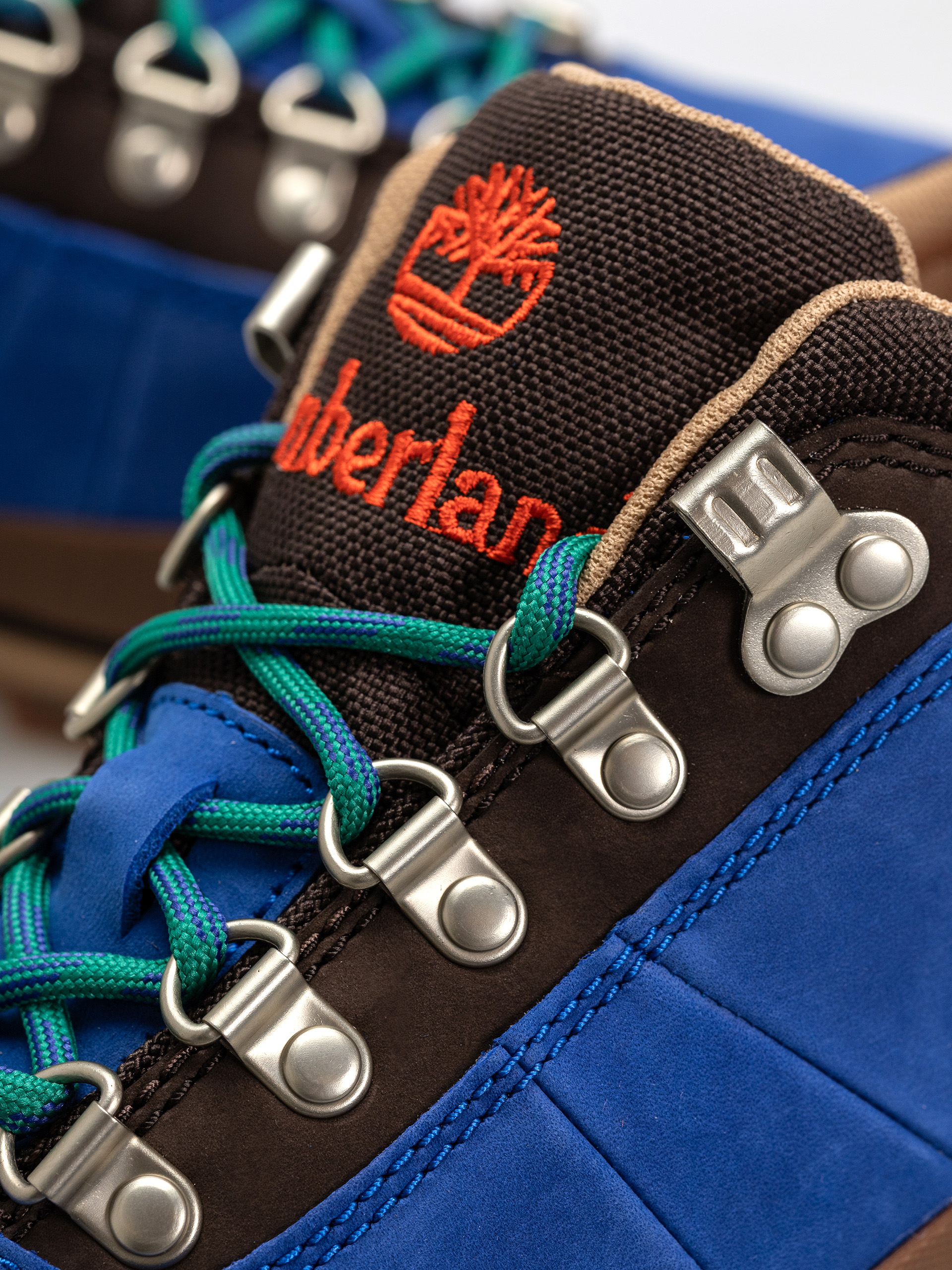 Pantofi de iarnă Timberland Euro Hiker Low Lace (bright blue nubuck)