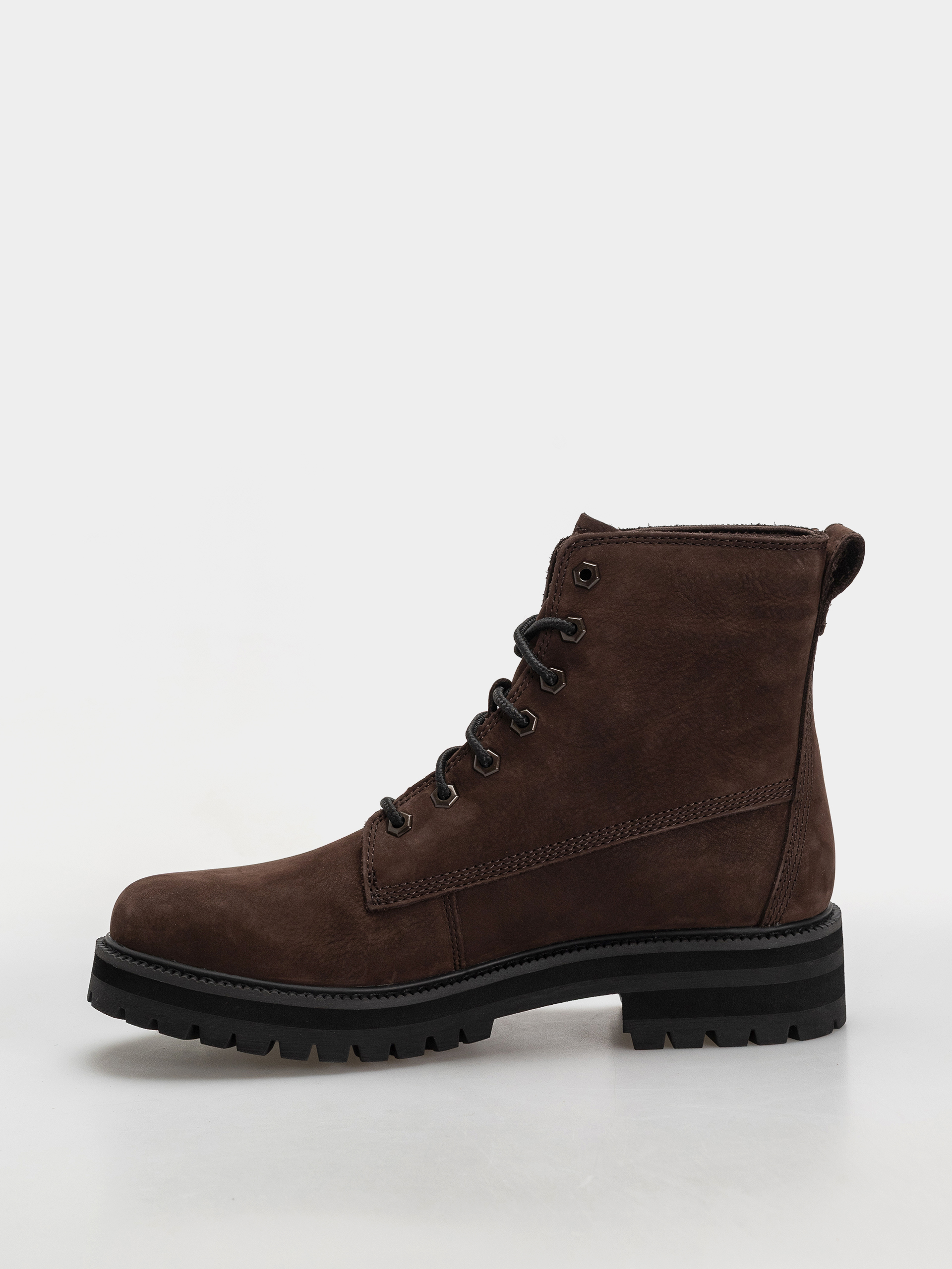 Pantofi de iarnă Timberland Britton Drive Mid Lace (dark brown nubuck)