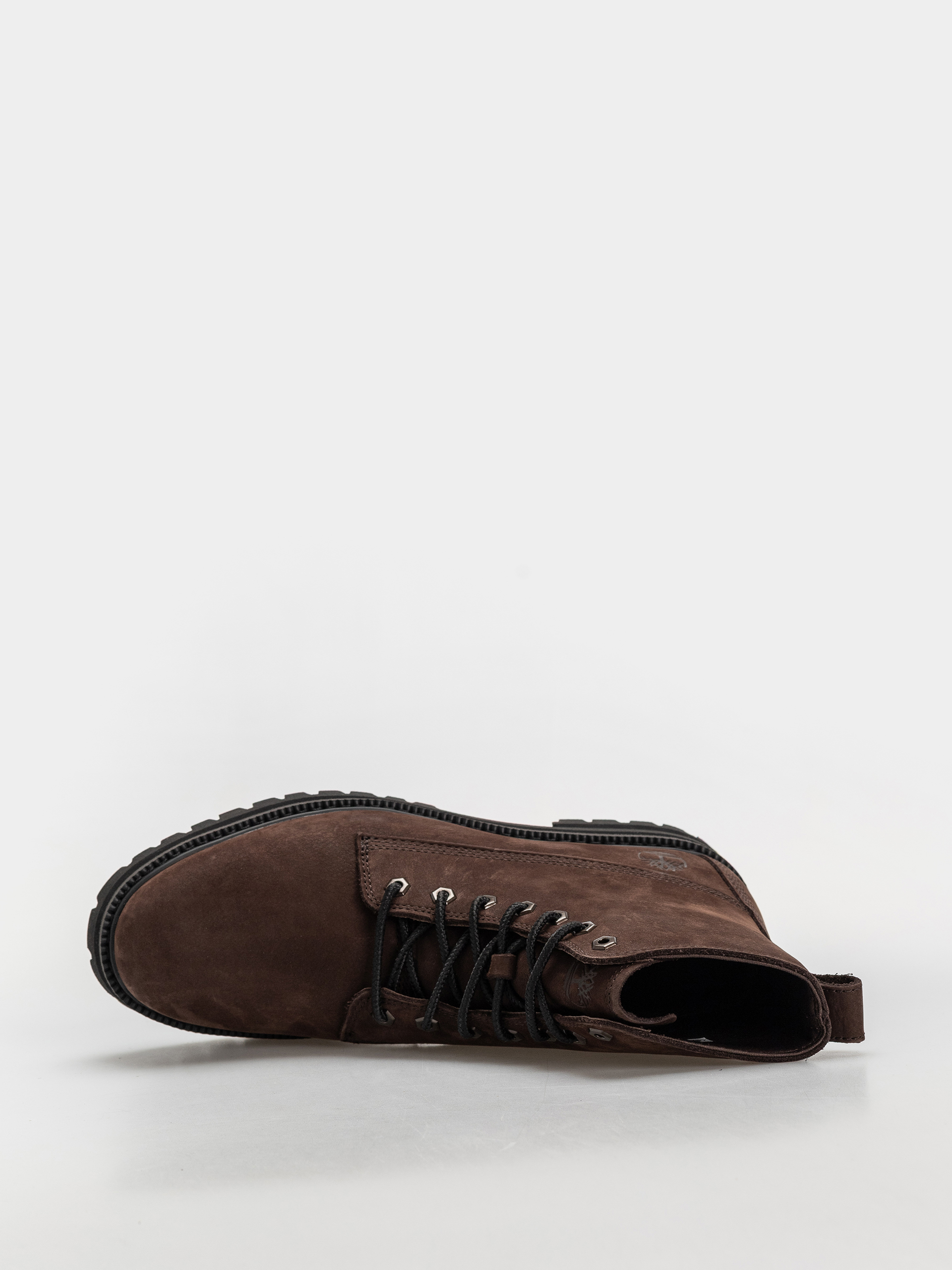 Pantofi de iarnă Timberland Britton Drive Mid Lace (dark brown nubuck)