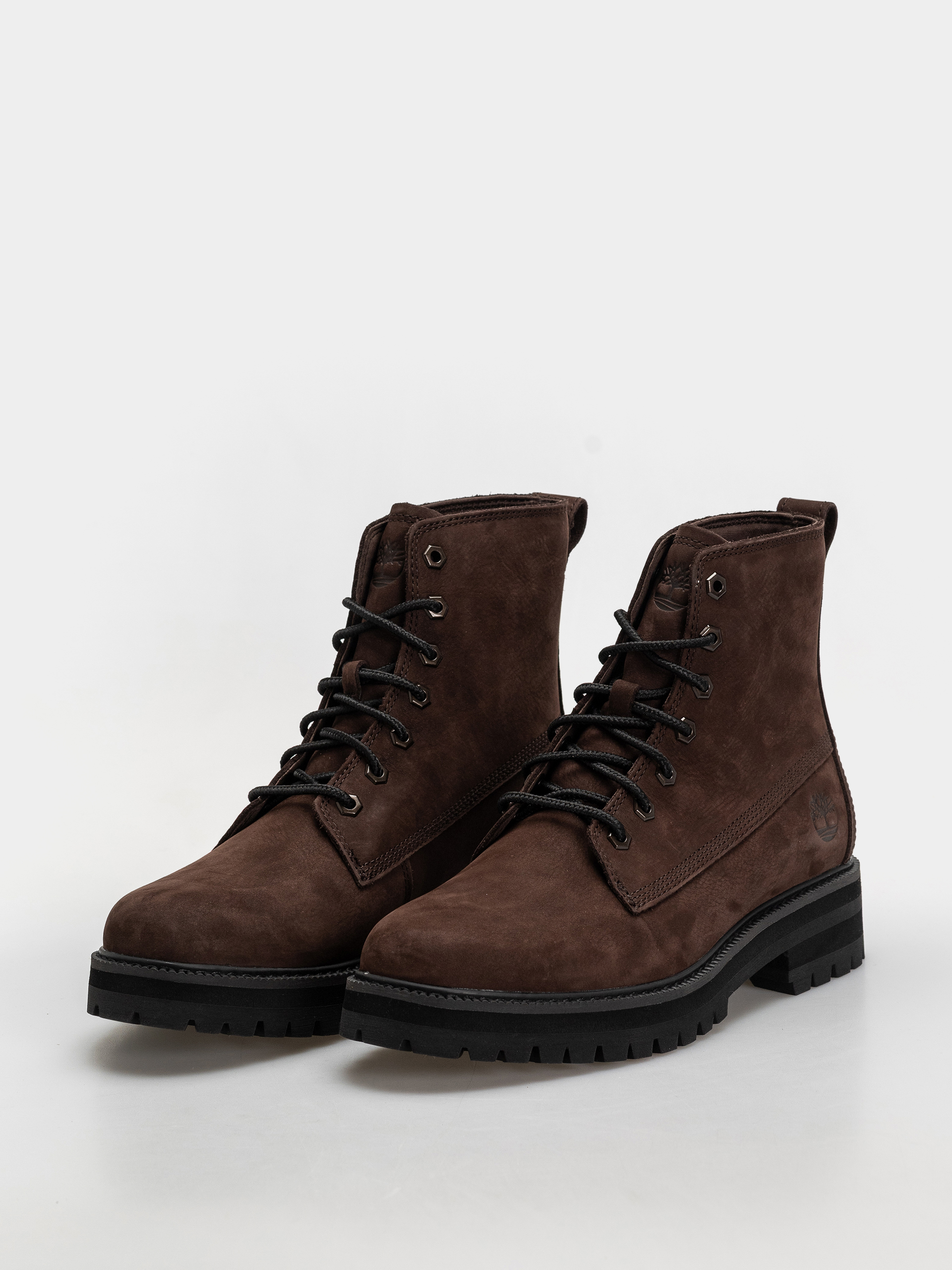 Pantofi de iarnă Timberland Britton Drive Mid Lace (dark brown nubuck)