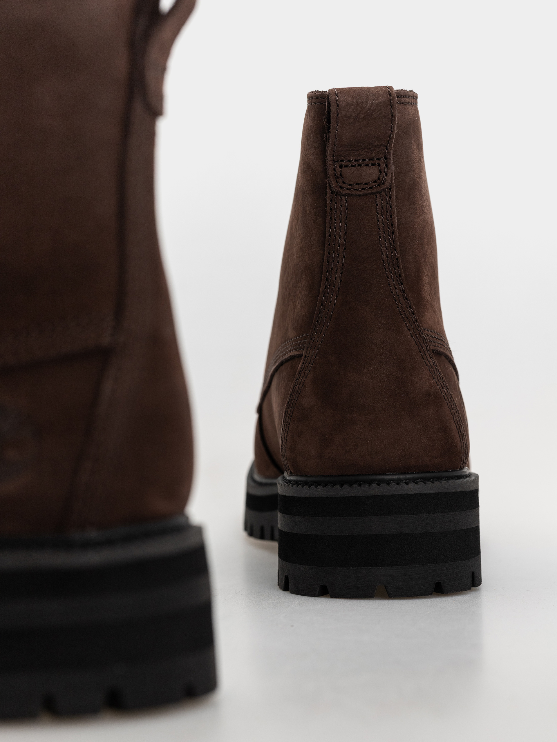 Pantofi de iarnă Timberland Britton Drive Mid Lace (dark brown nubuck)