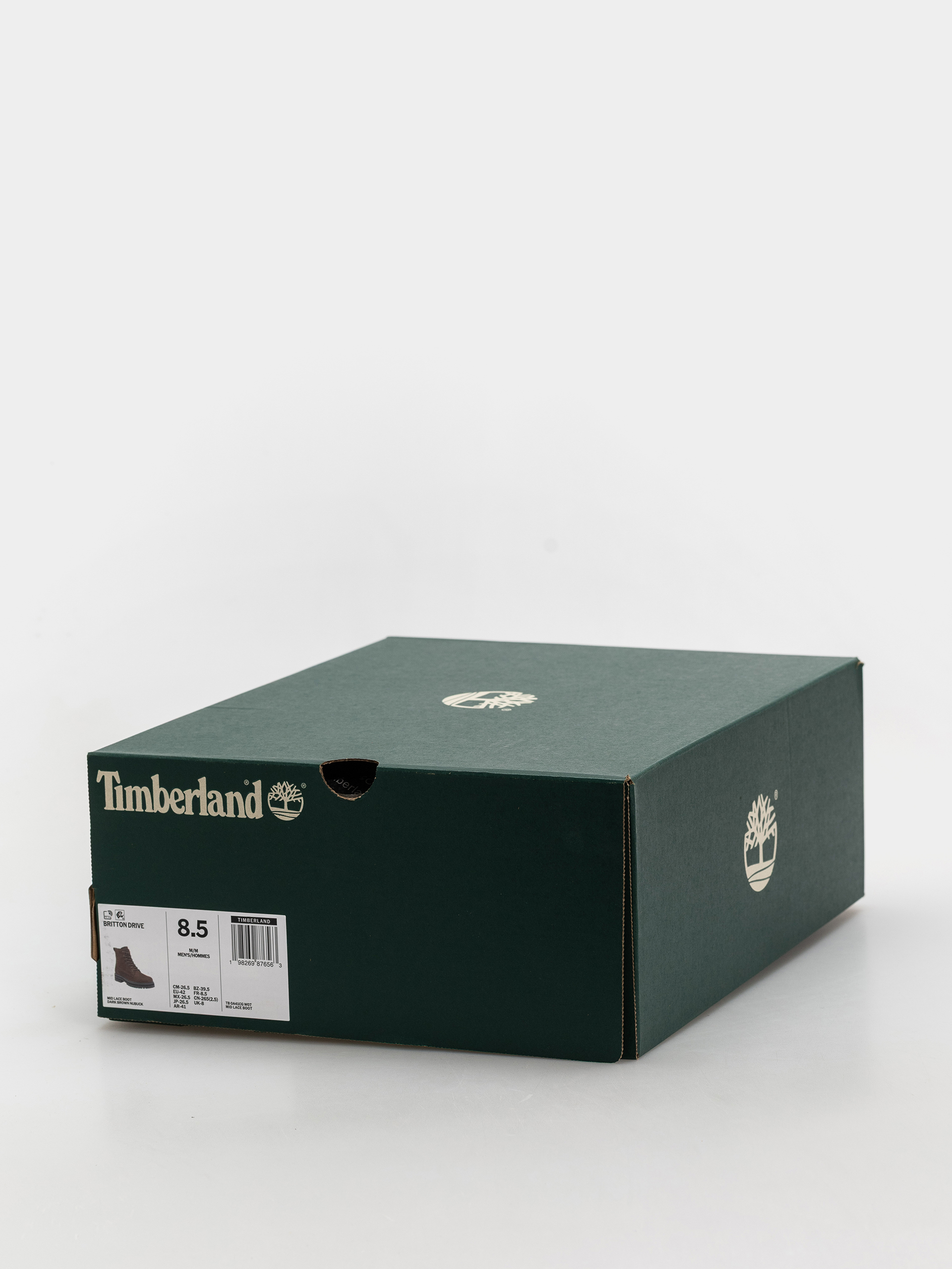 Pantofi de iarnă Timberland Britton Drive Mid Lace (dark brown nubuck)