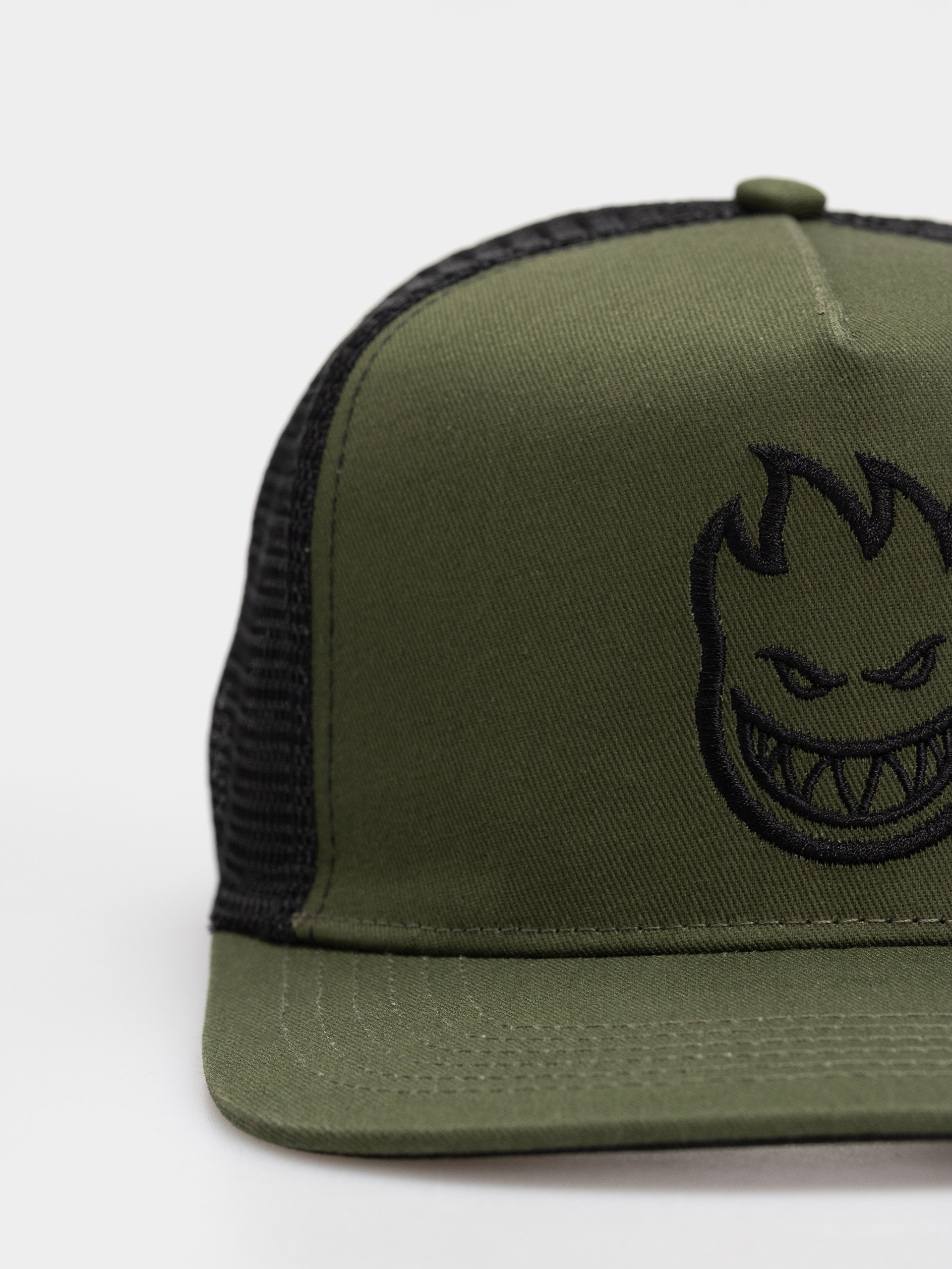 Șapcă Spitfire Bighead (olive twill/black mesh)