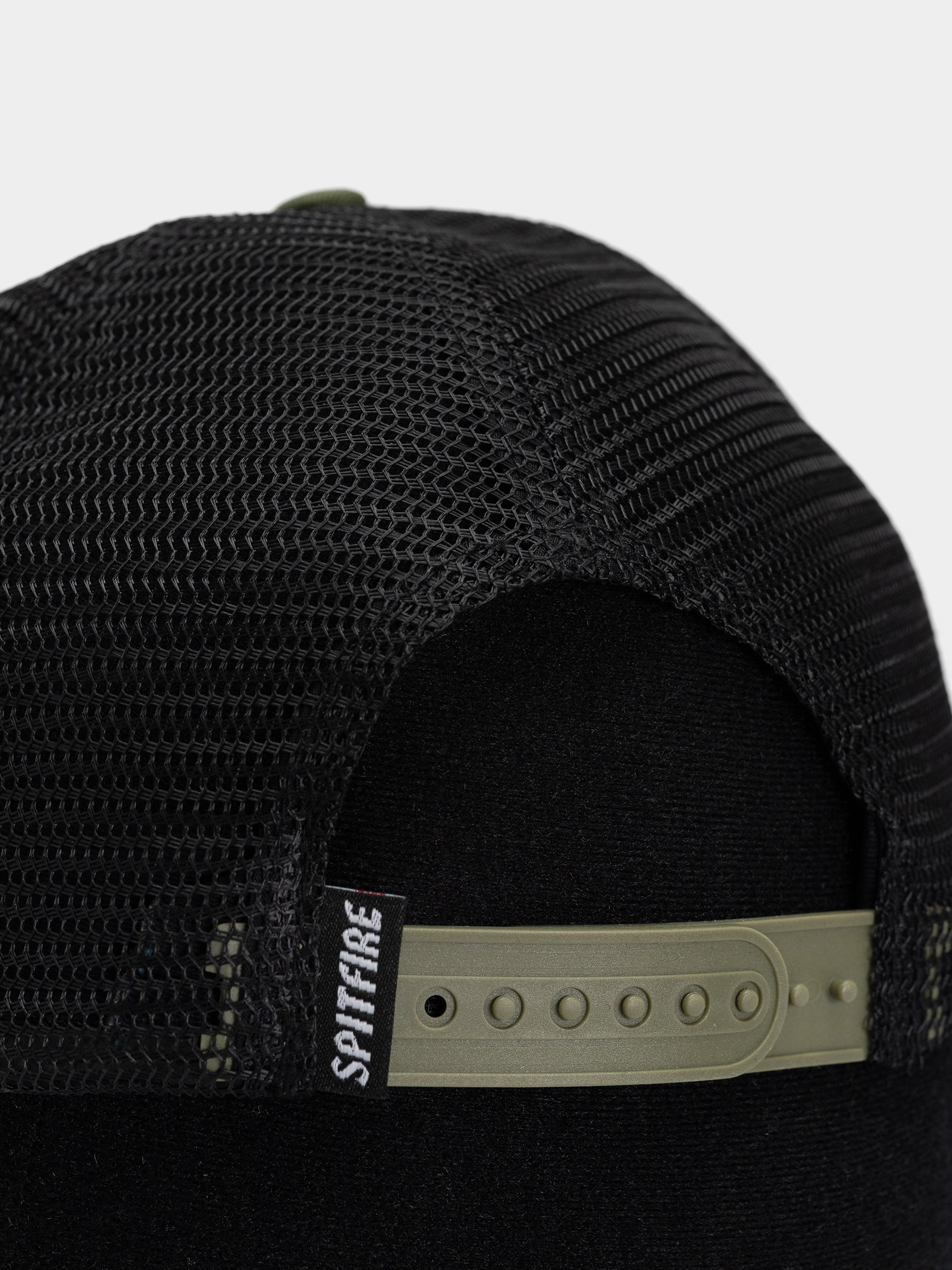 Șapcă Spitfire Bighead (olive twill/black mesh)