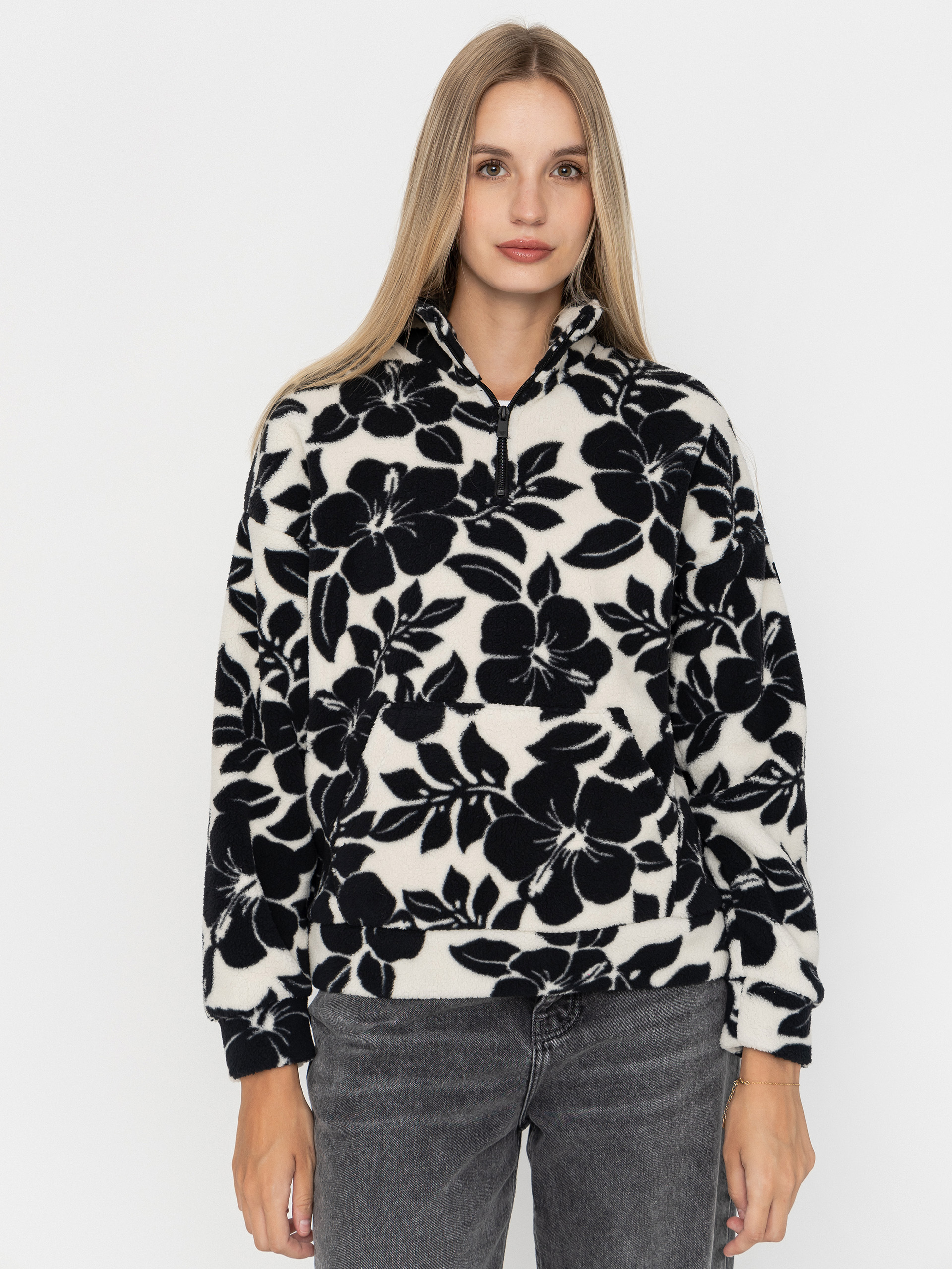 Hanorac din fleece Roxy Live Out Loud Wmn