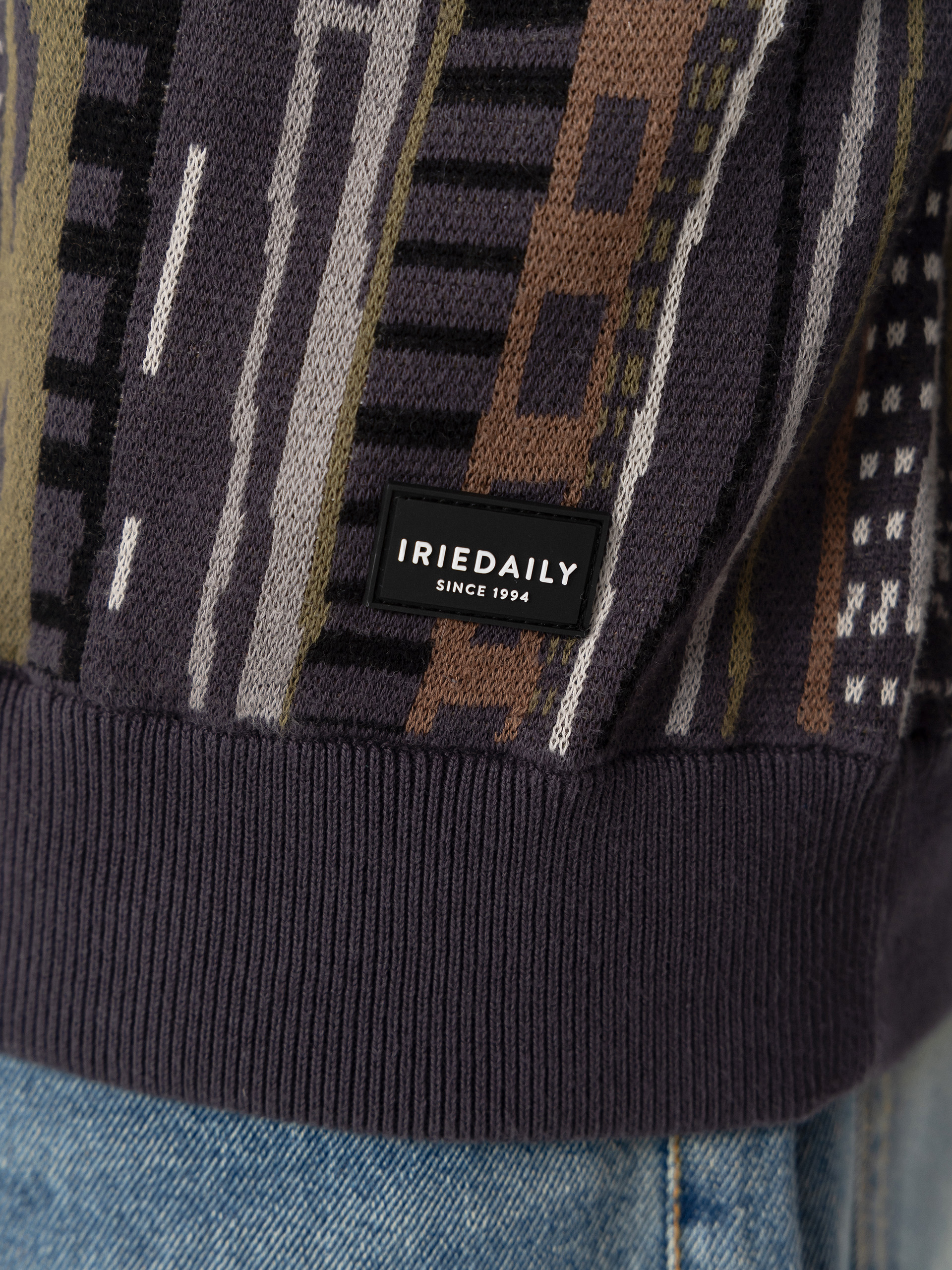 Pulover Iriedaily Theodore Knit (coal)
