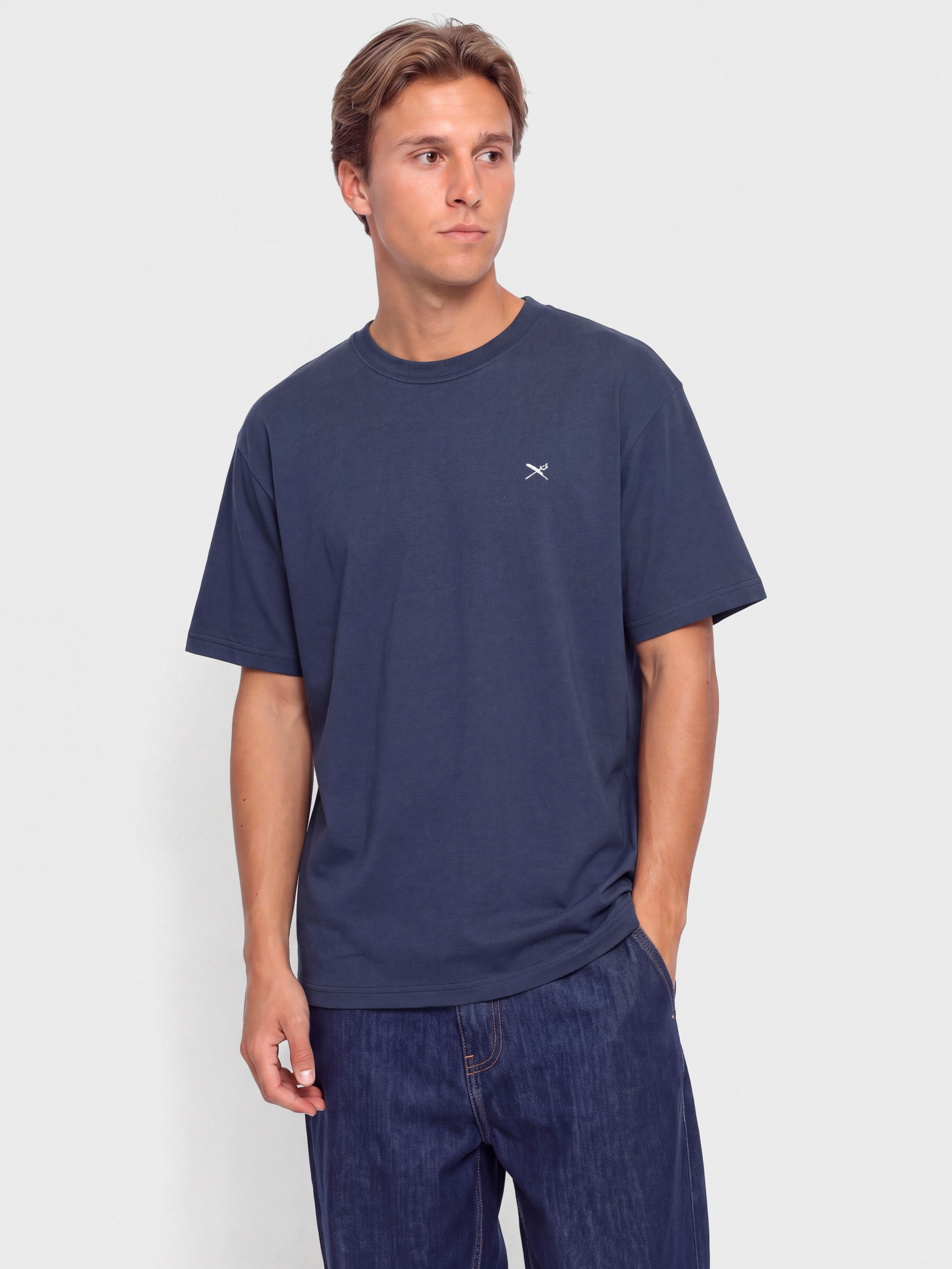 Tricou Iriedaily Mini Flag Relaxed (crown blue)