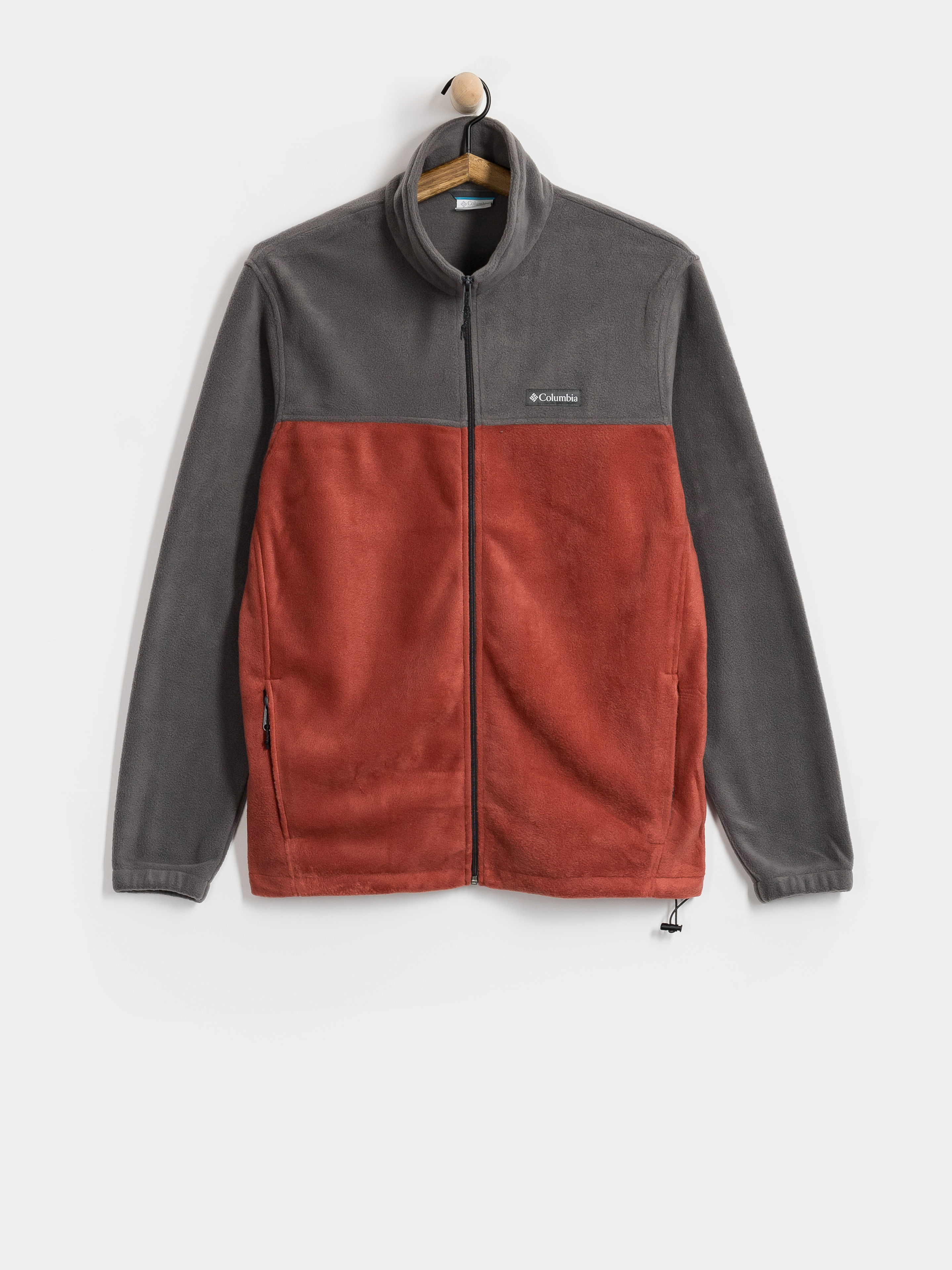 Pentru bărbați Hanorac din fleece Columbia Steens Mountain Full Zip 2.0 (shark/red oxid)