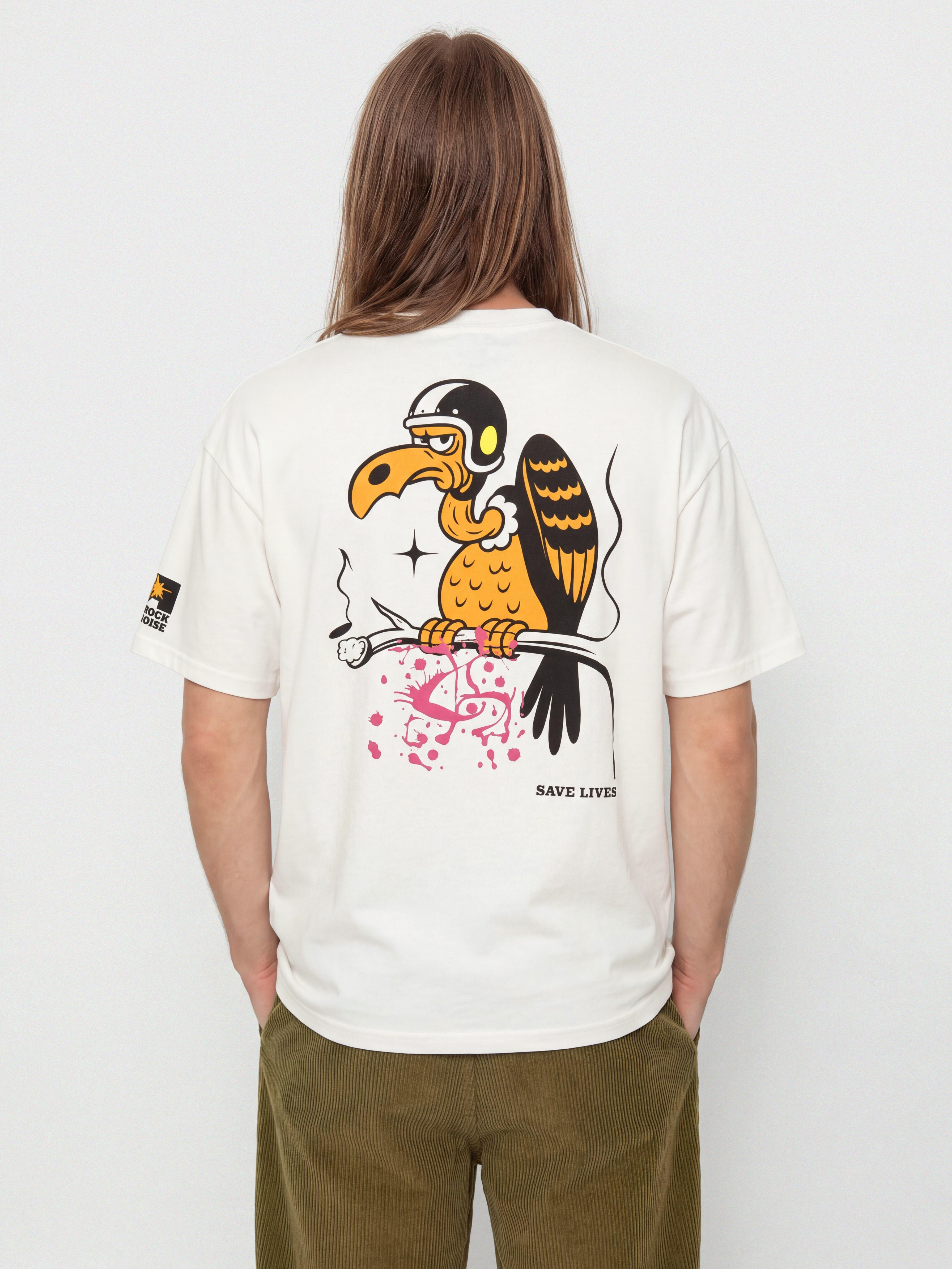 Tricou Deus Ex Machina Turpentine Os (vintage white)
