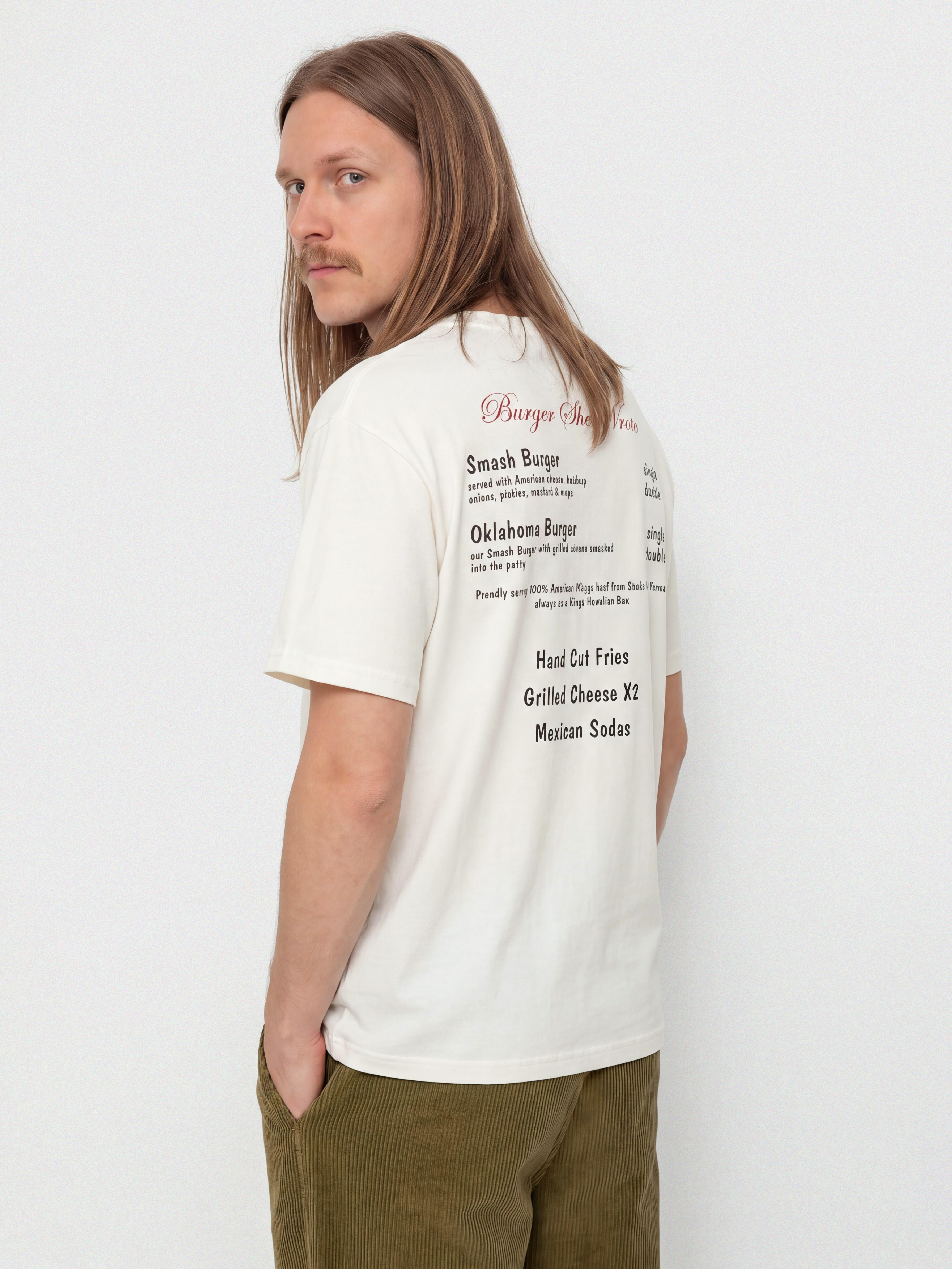 Tricou Brixton Burger She Wrote Pocket