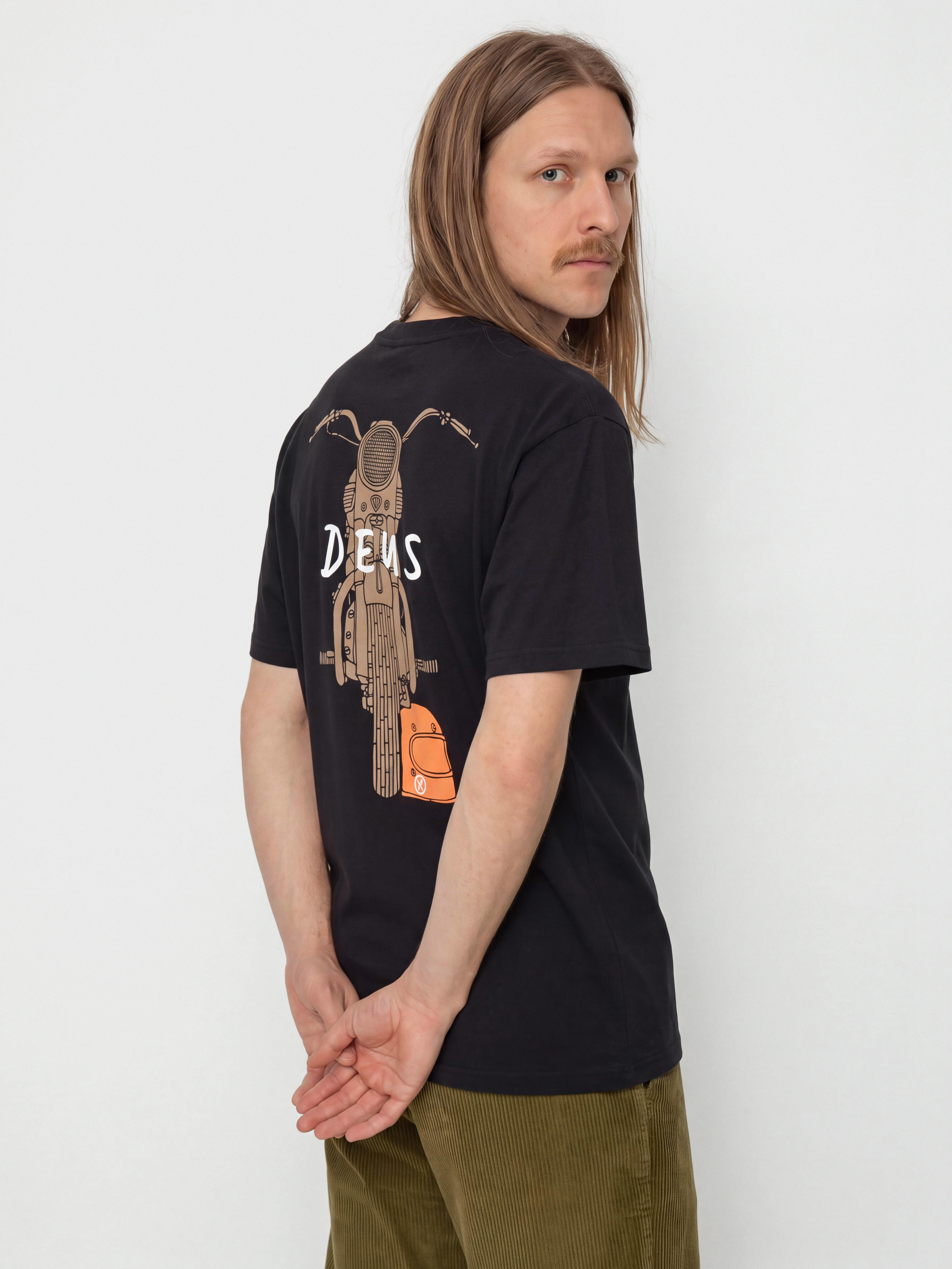 Tricou Deus Ex Machina Frontage (black)