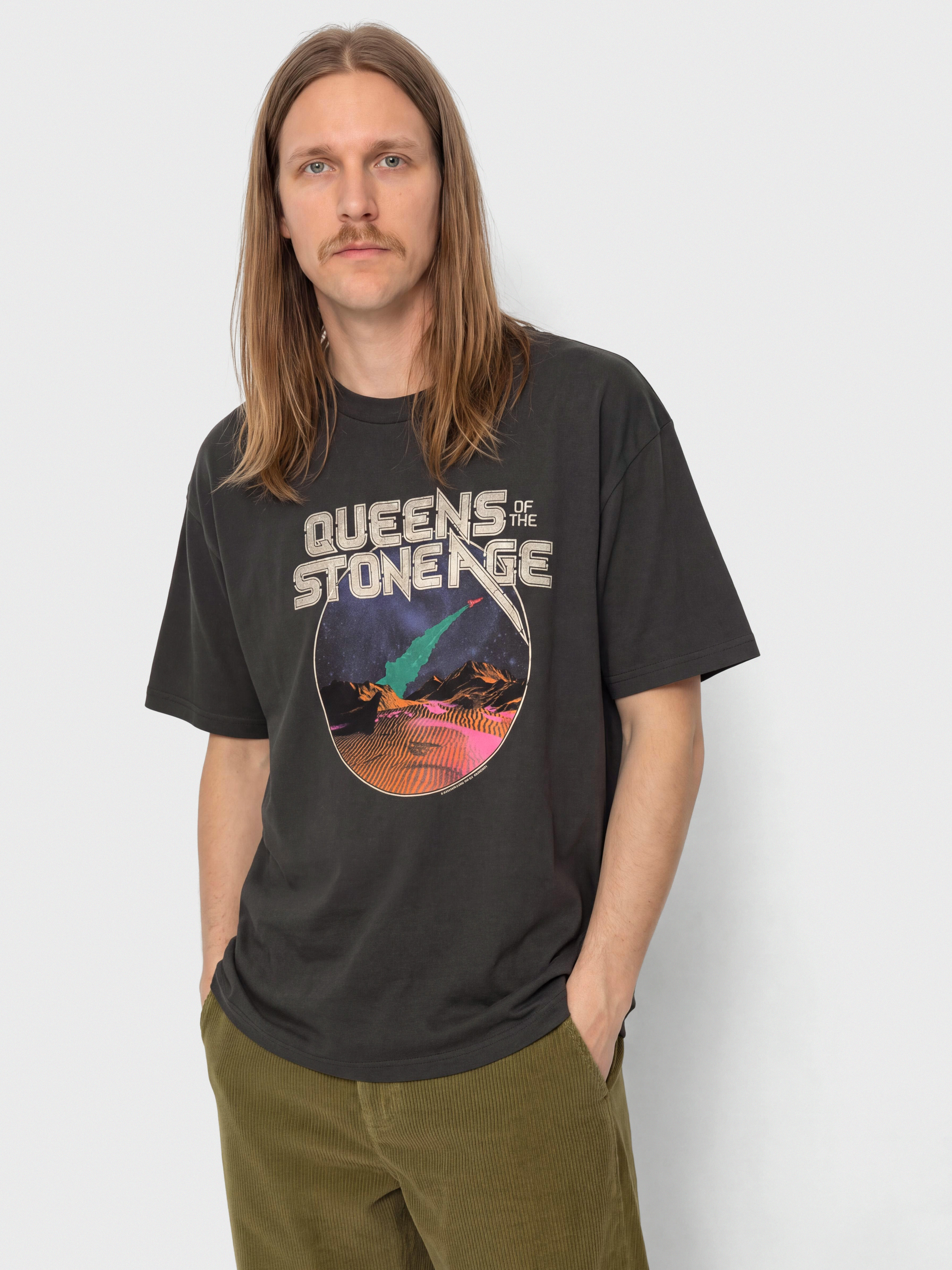Tricou Vans Queens Of The Stone Age Desert Sessions (faded black)