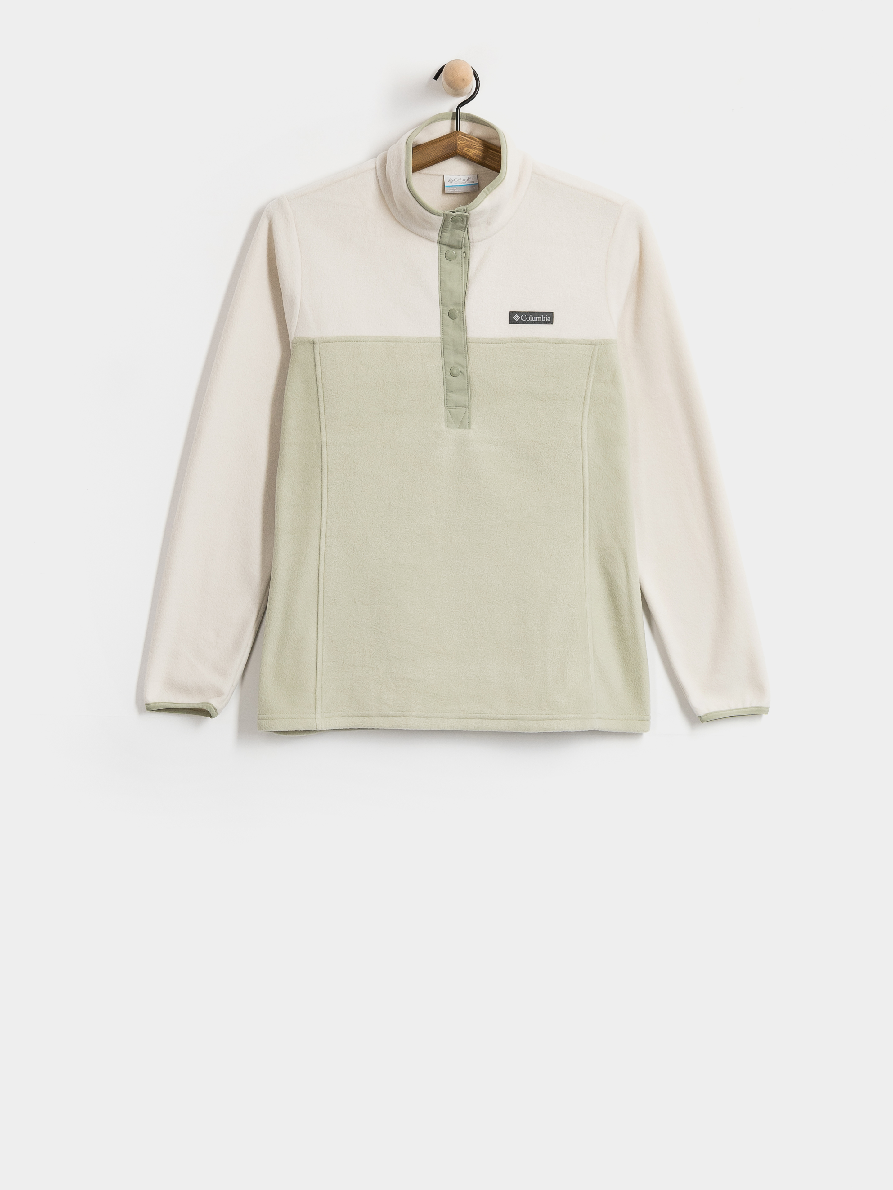 Pentru femei Hanorac din fleece Columbia Benton Springs 1/2 Snap Pull Over II (safari/dark stone)