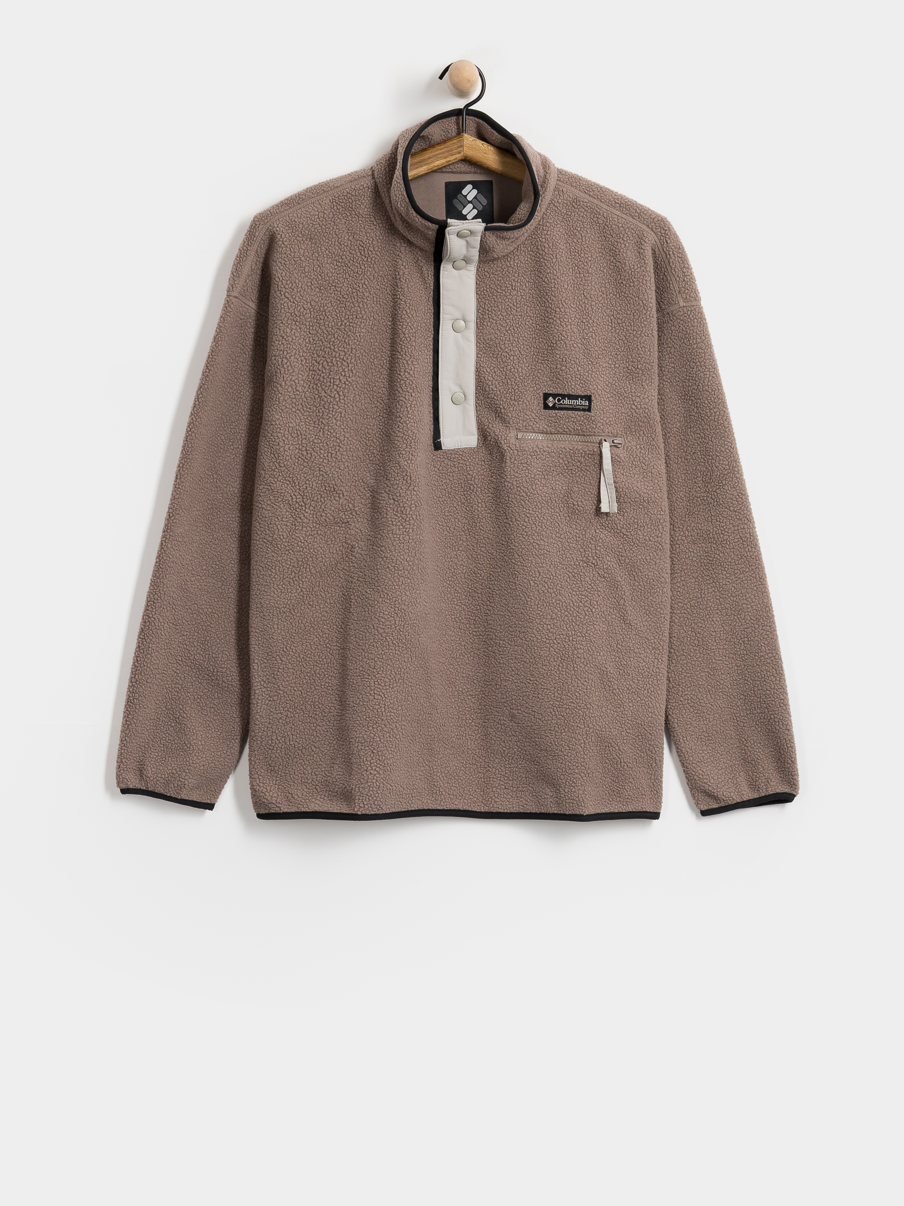 Hanorac din fleece Columbia Helvetia II Half Snap (iron)