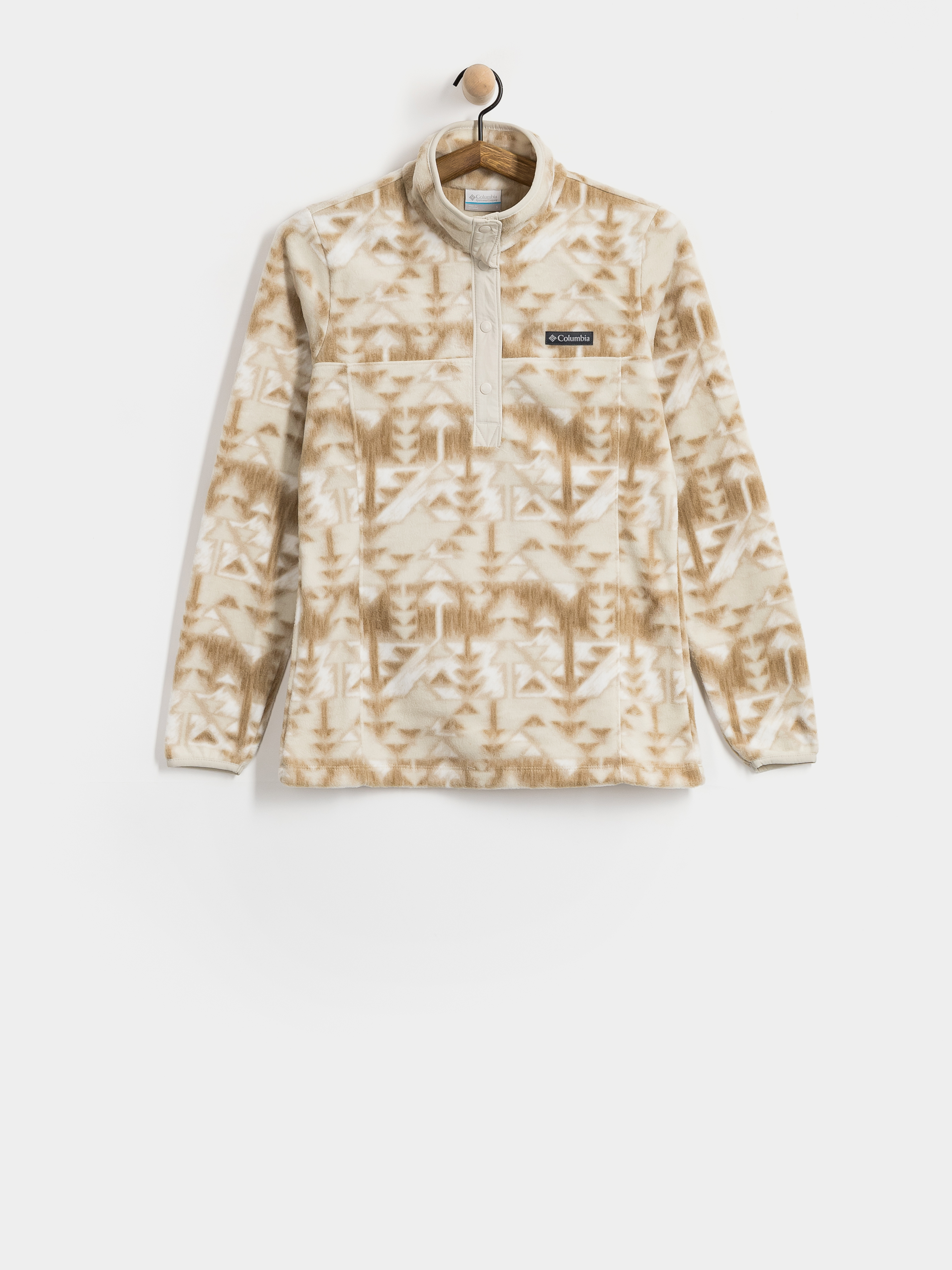 Pentru femei Hanorac din fleece Columbia Benton Springs Printed 1/2 Snap (ancient fossil)