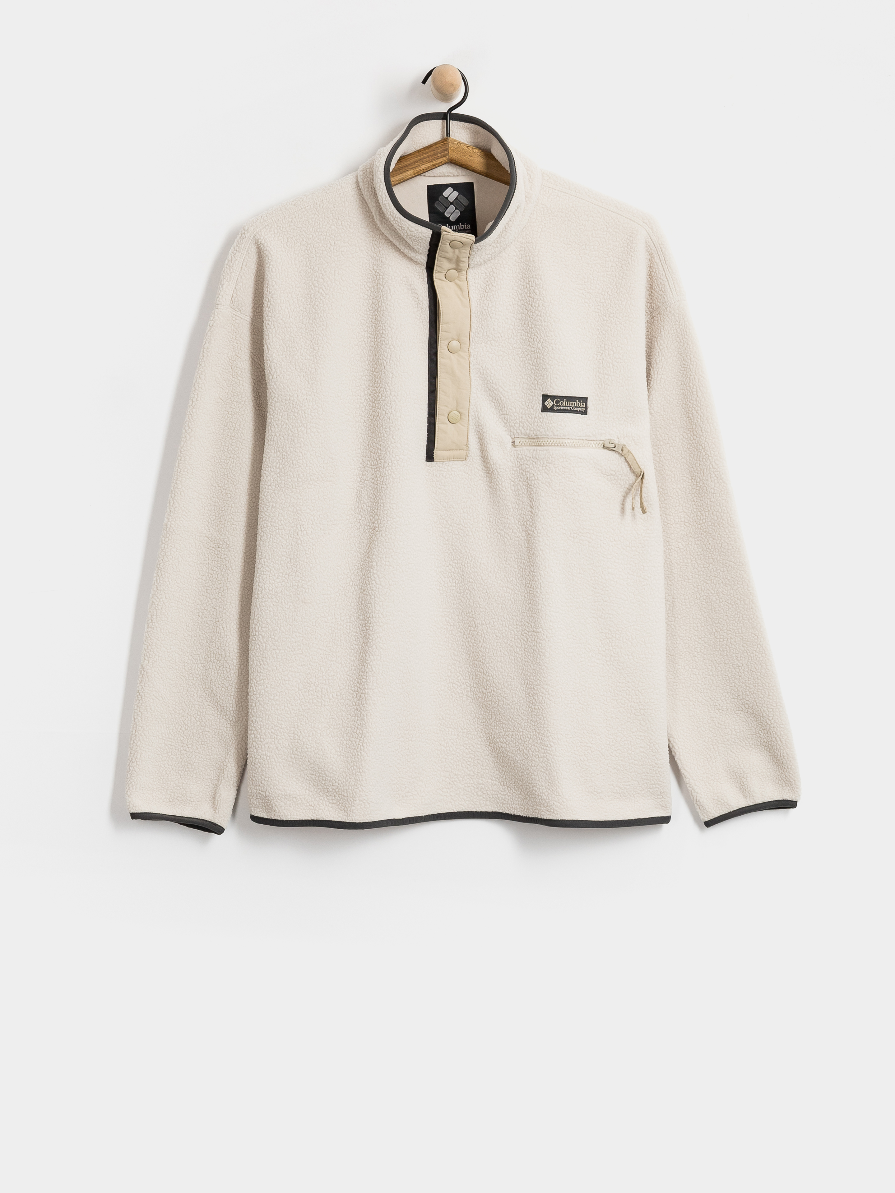 Pentru bărbați Hanorac din fleece Columbia Helvetia II Half Snap (dark stone)