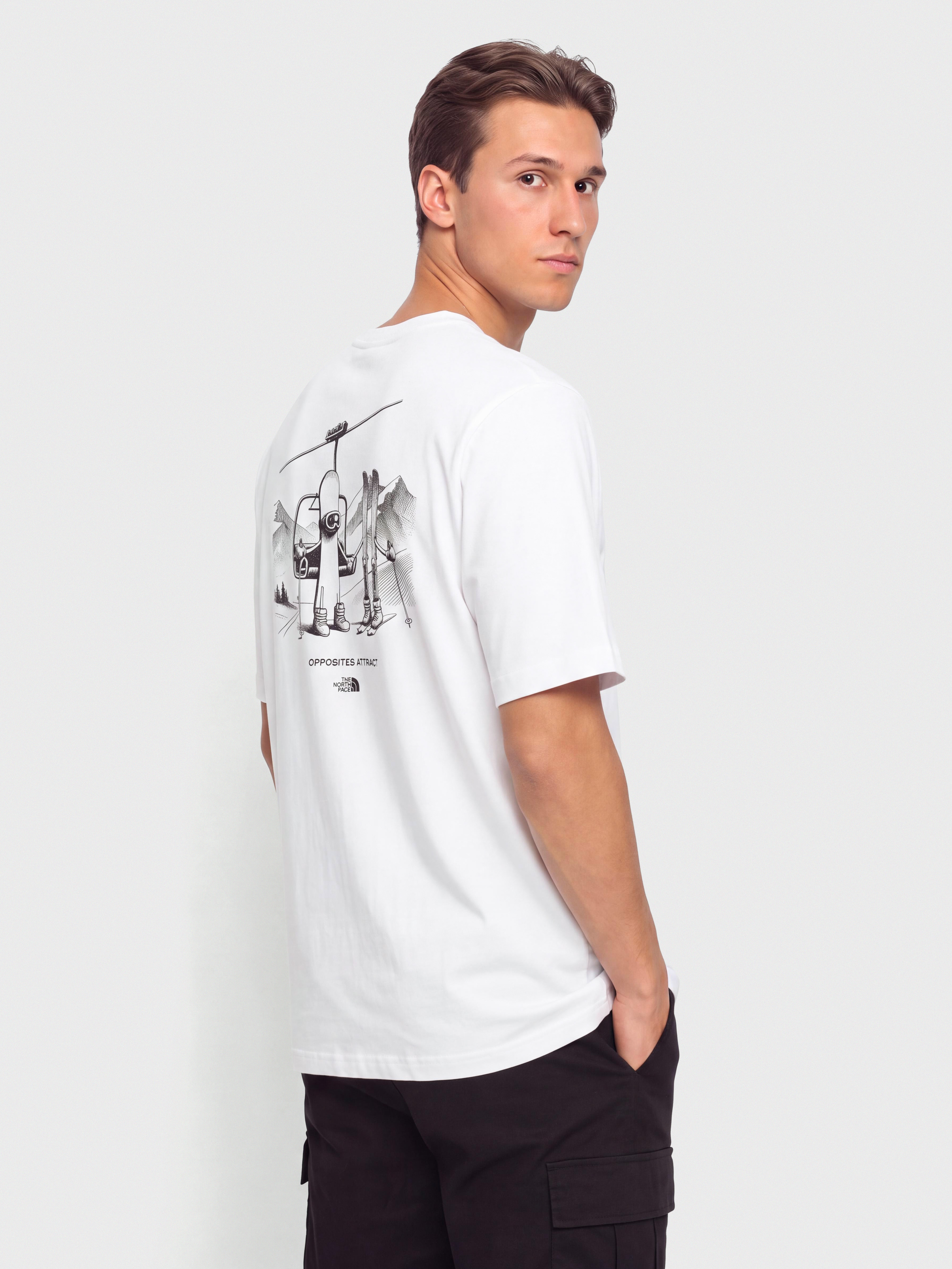 Tricou The North Face Opposites Attract Relaxed (tnf white)