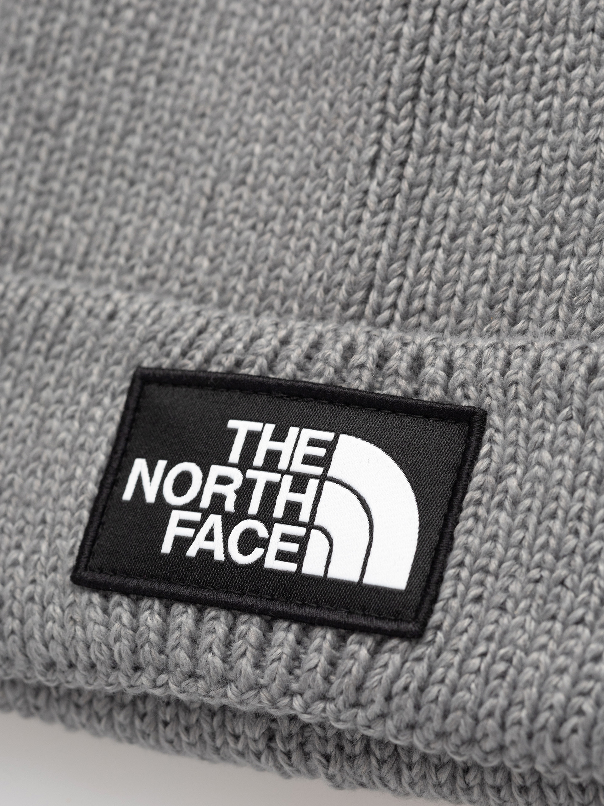 Căciulă The North Face Tnf Logo Box Cuffed (tnf medium grey heather)
