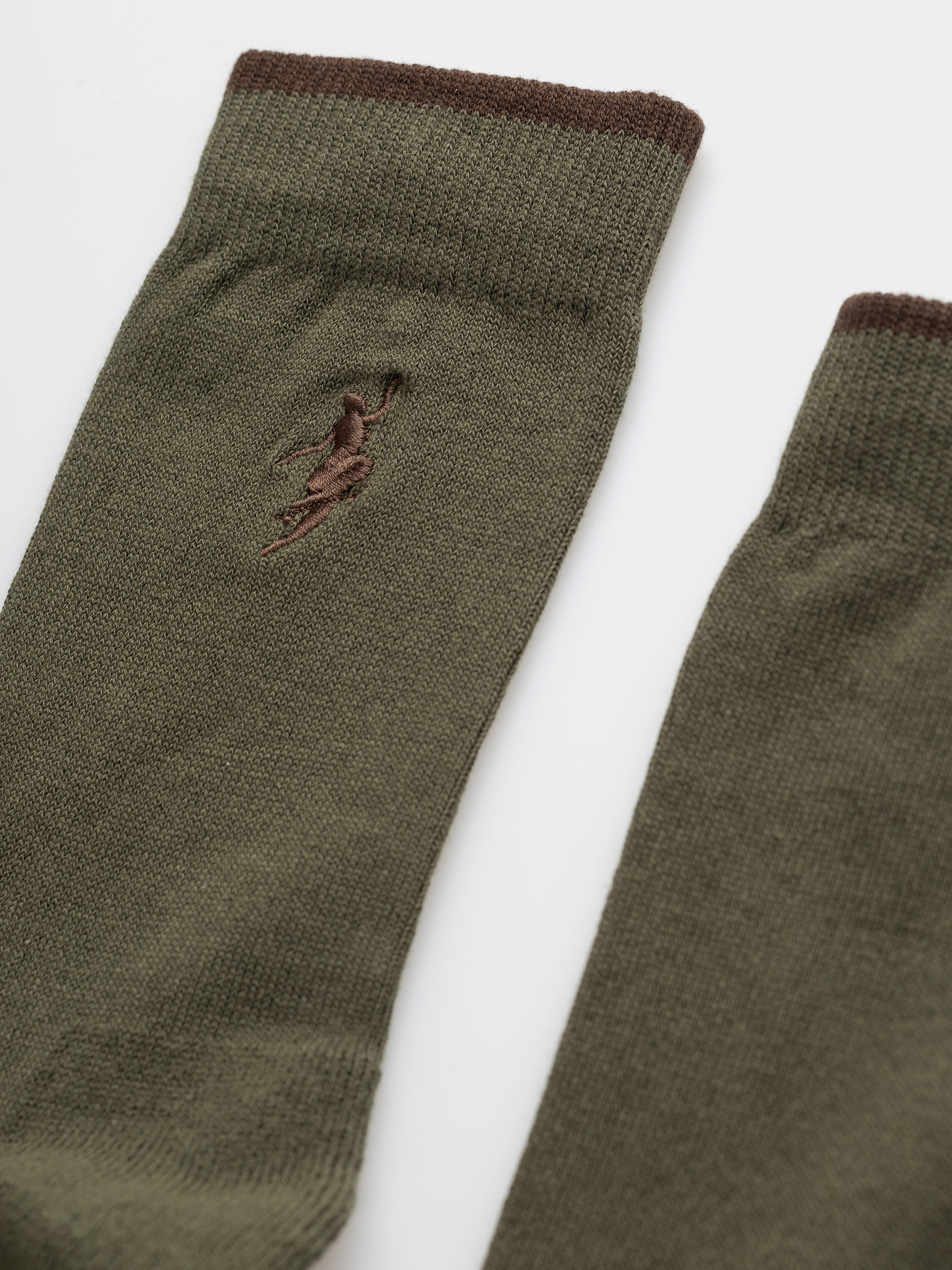 Șosete Polar Skate No Complies Forever (army green/brown)