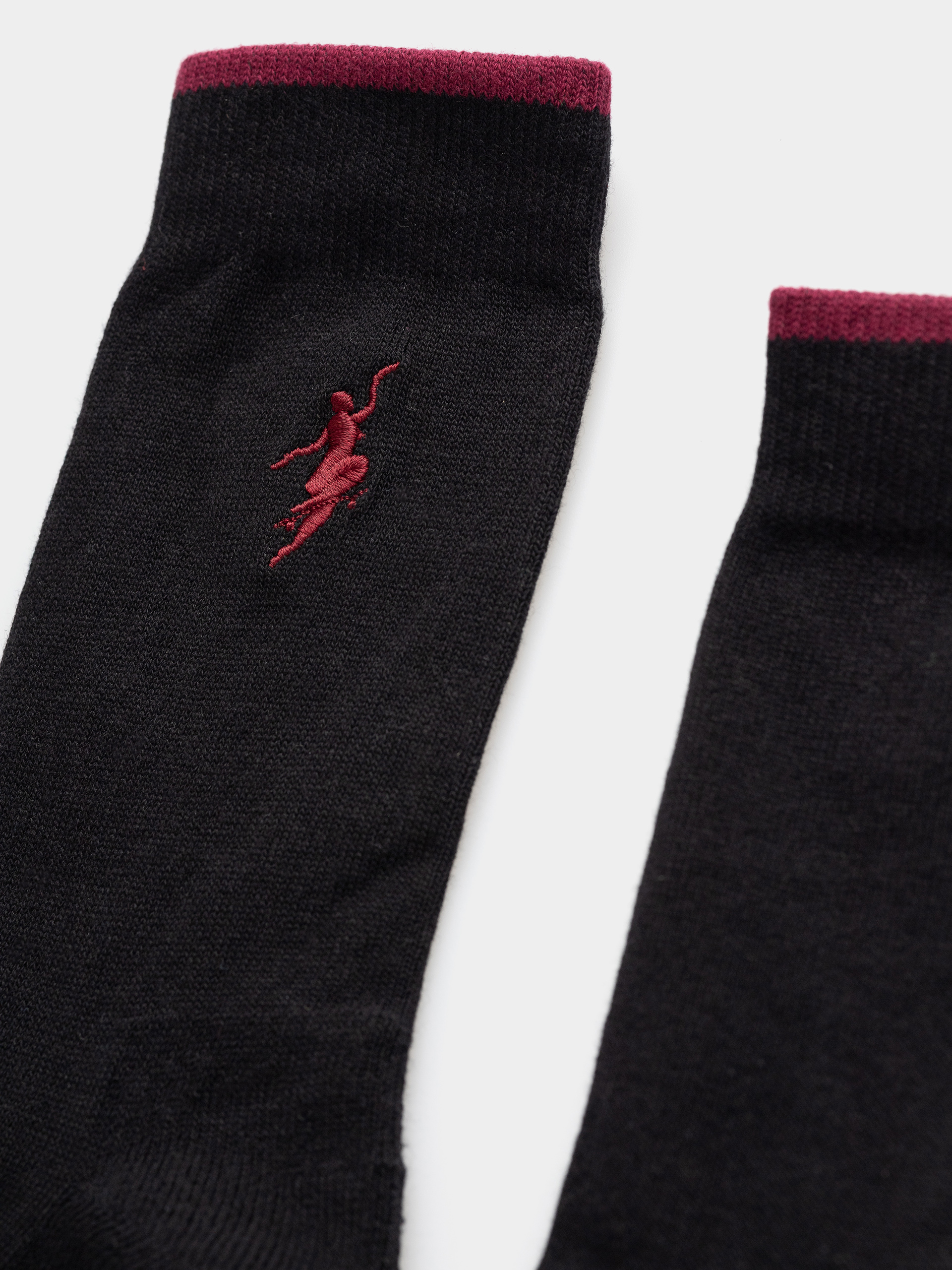 Șosete Polar Skate No Complies Forever (black/redcurrant)