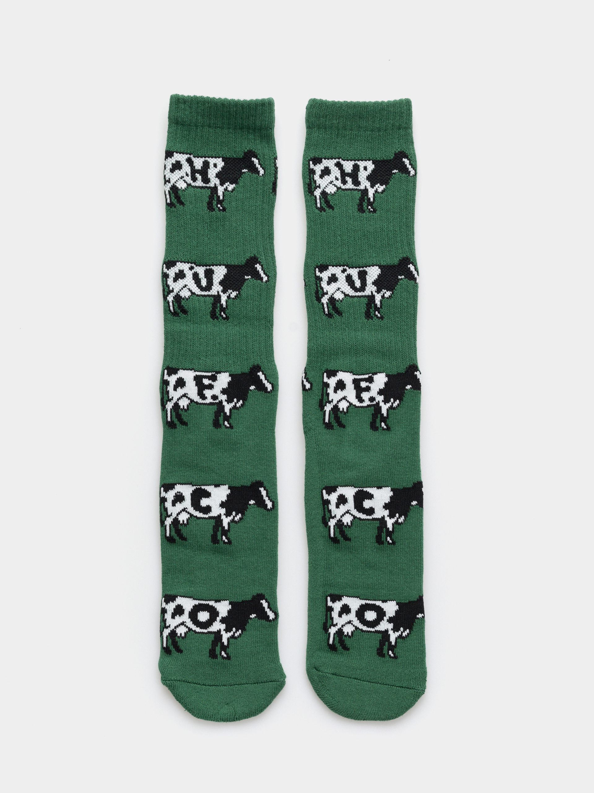 Șosete HUF Moo Crew (green)