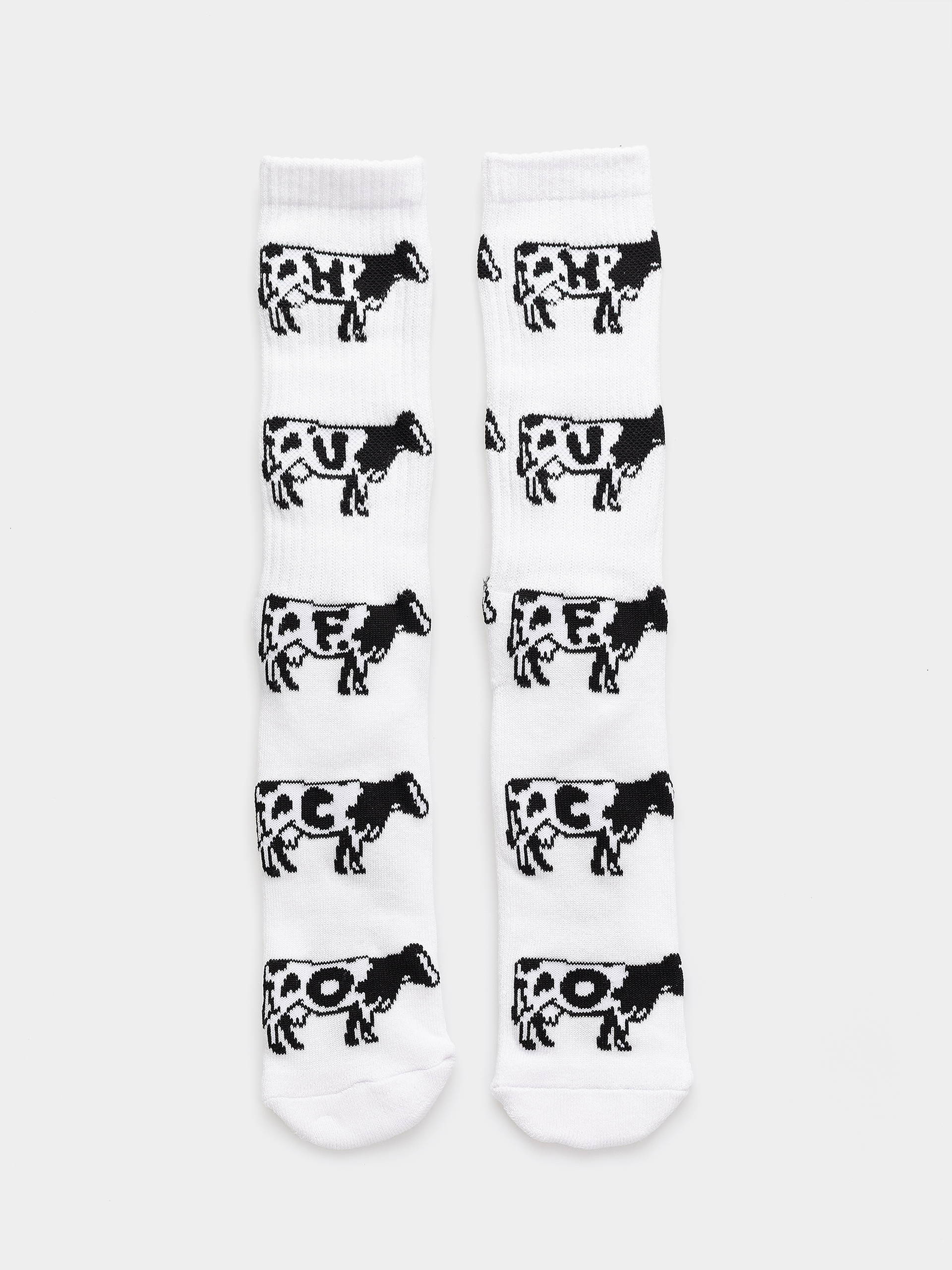 Șosete HUF Moo Crew (white)