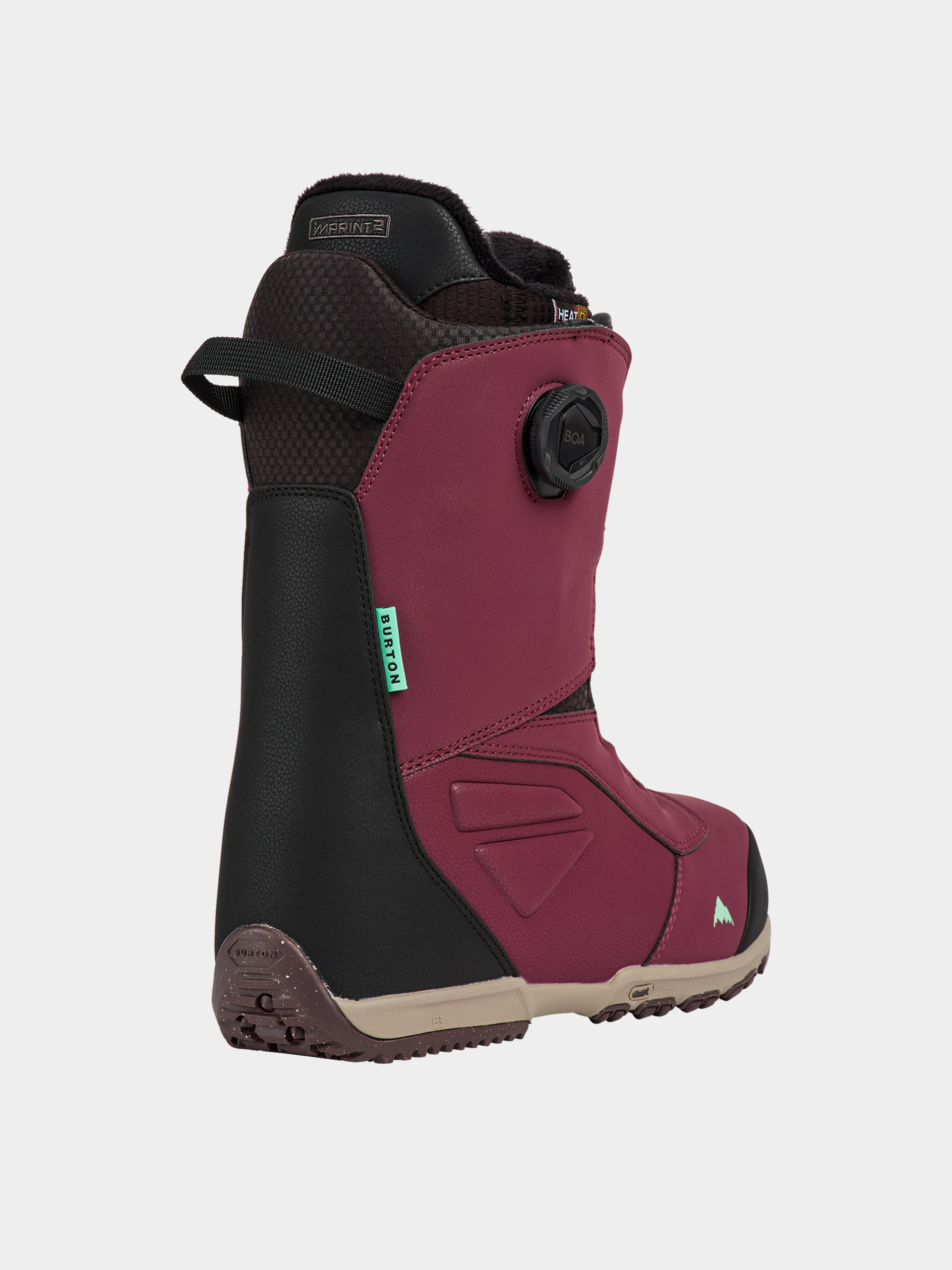 Pentru bărbați Încălțăminte pentru snowboard Burton Ruler Boa (rum raisin)